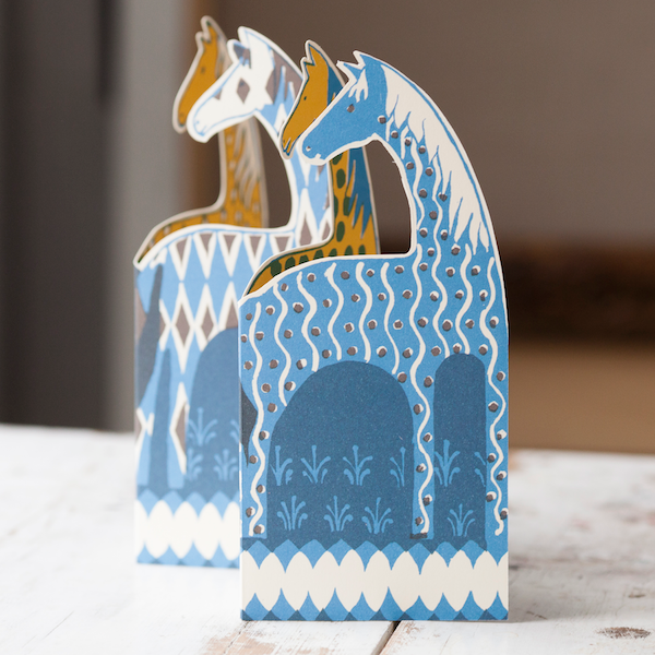 Horses - Concertina Card