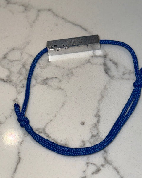 Ress Sky Blue Silk Cord F1 Bracelet