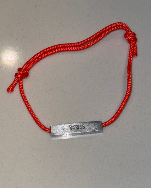 Ress Orange Silk Cord  F1 Bracelet