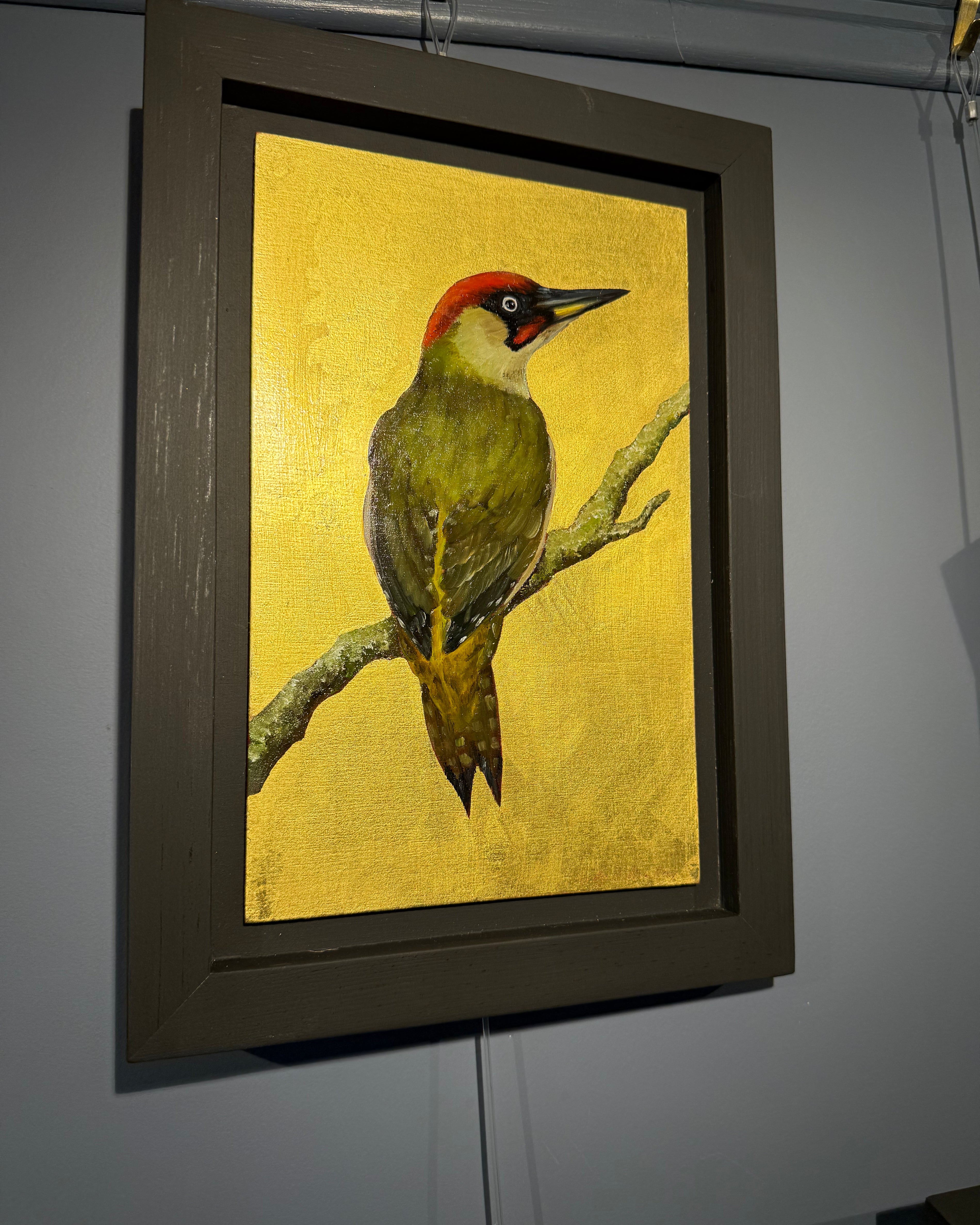 Green Woodpecker  (BM10 /09) Original painting by Becky Munting