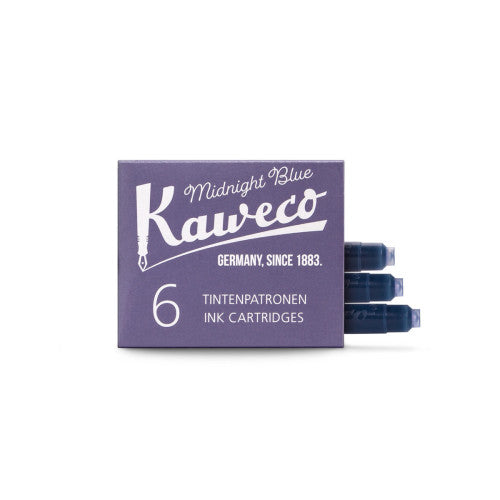 Kaweco Ink Cartridges - Pack Of Six - Midnight Blue