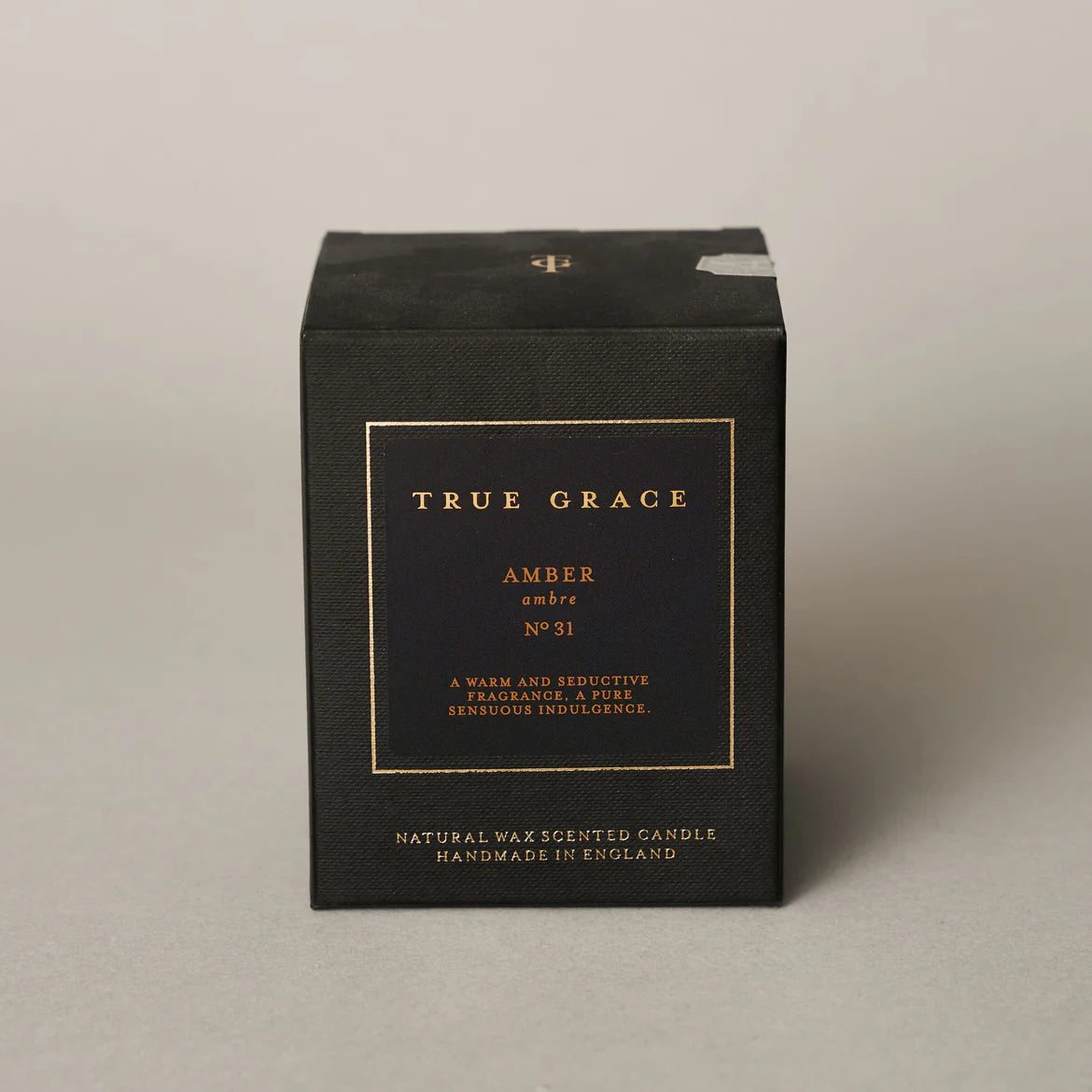 Amber Classic Candle – Warm & Relaxing Scent, True Grace
