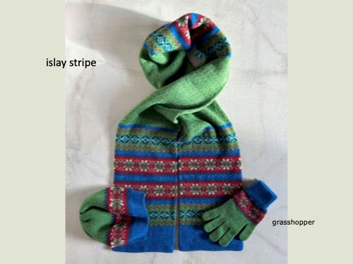Islay Scarf - Grasshopper