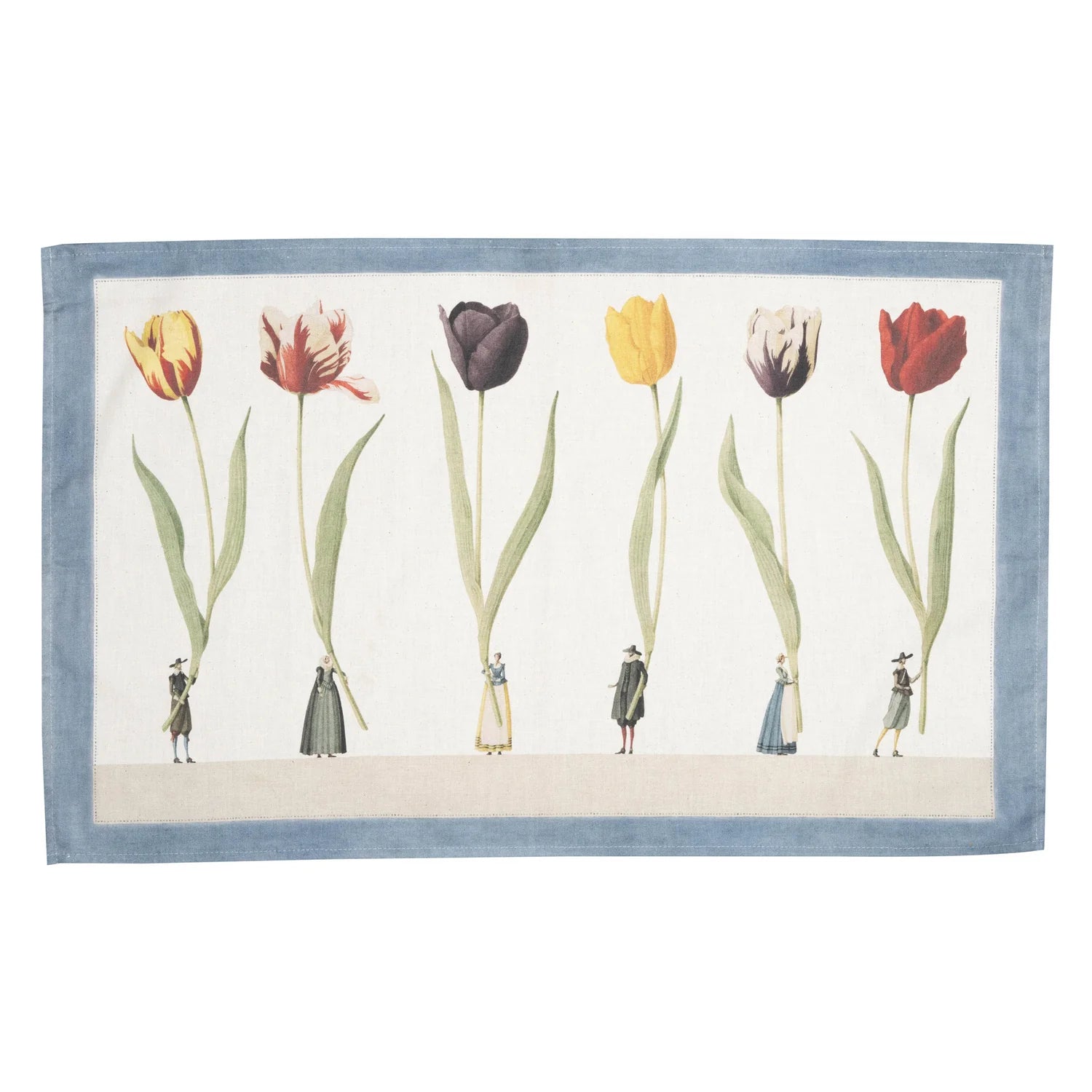 Tulips Parade Tea Towel Laura Stoddart