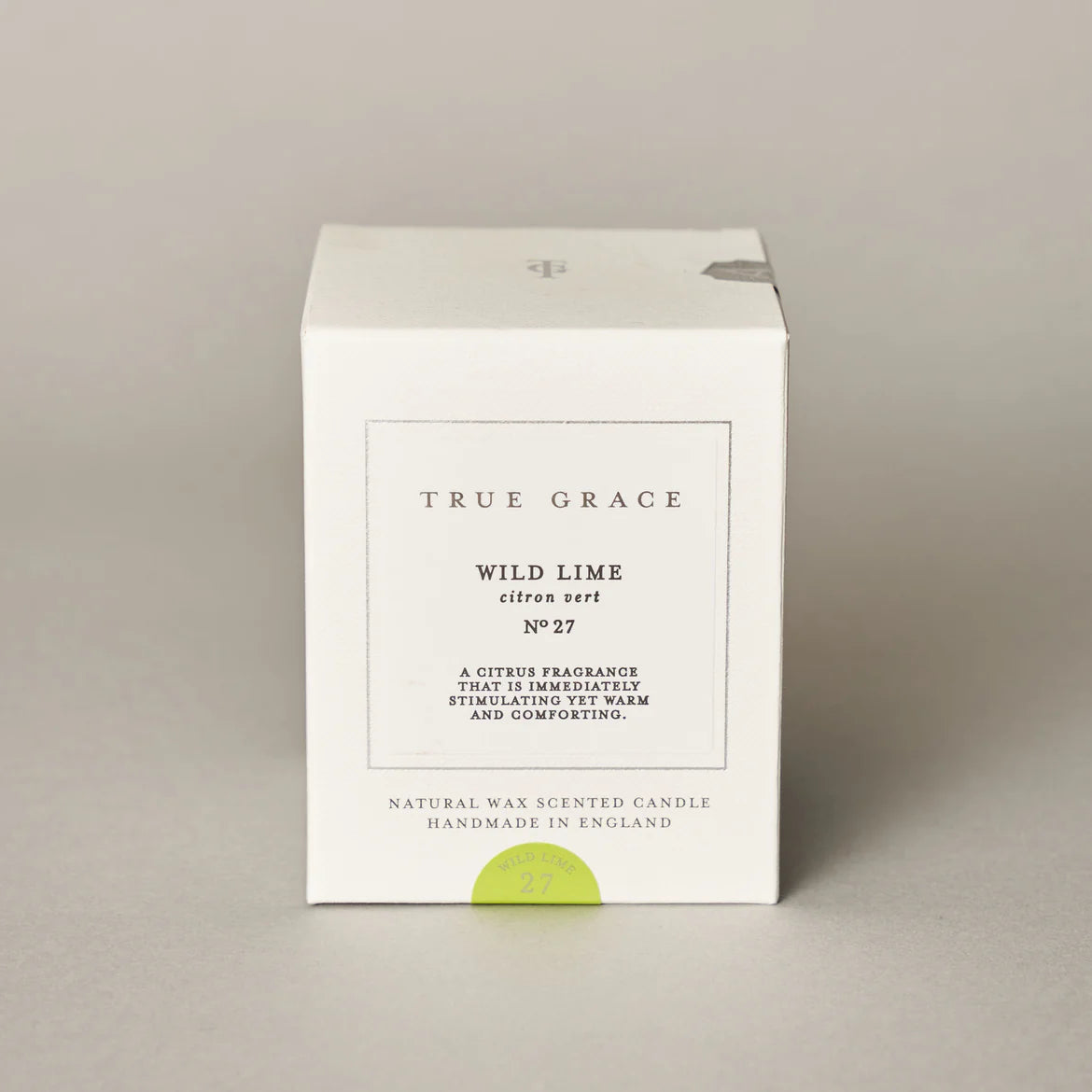 Wild Lime Candle, fresh citrus scent - True Grace