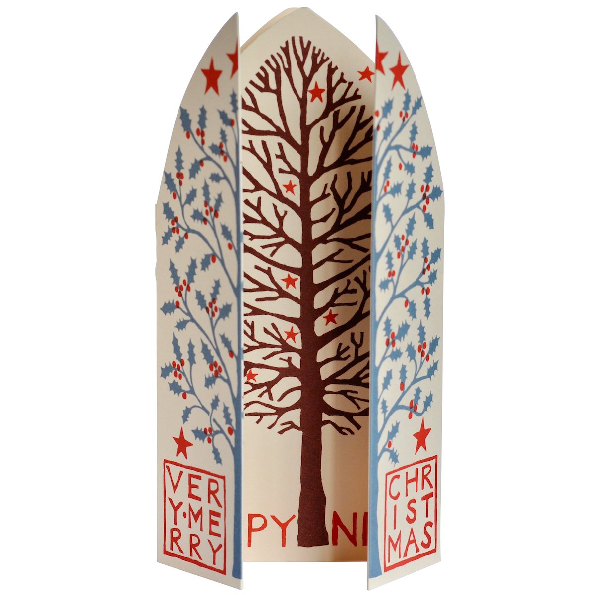 Extra Special Triptych Card Winter Trees