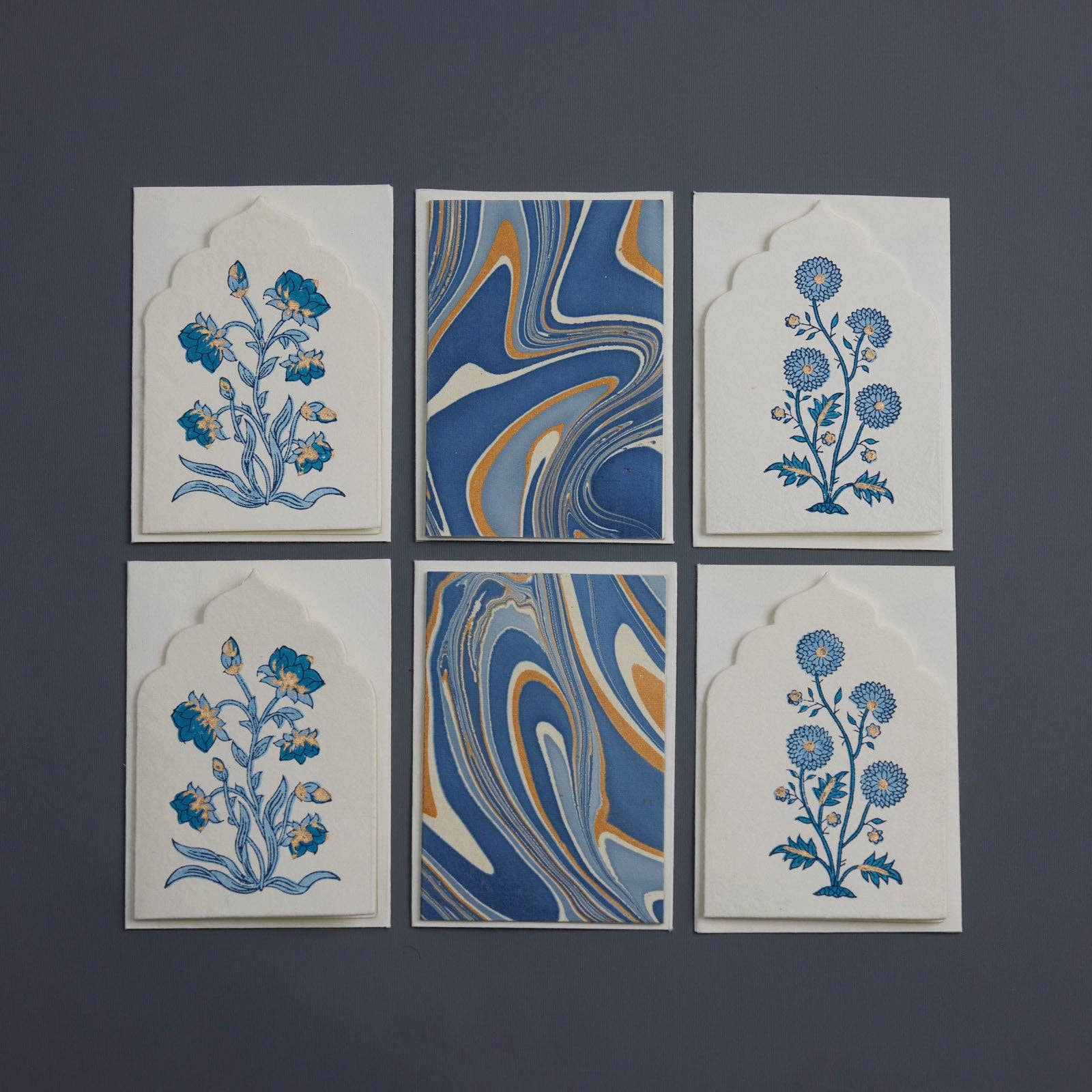 Luxury Boxed Artisan Notecard Set – Sandook Sapphire