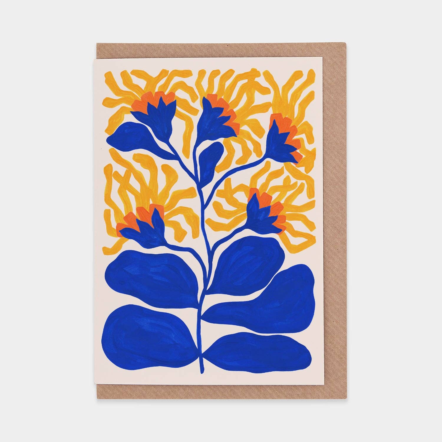 Wildflowers Greetings Card by Liv Lee