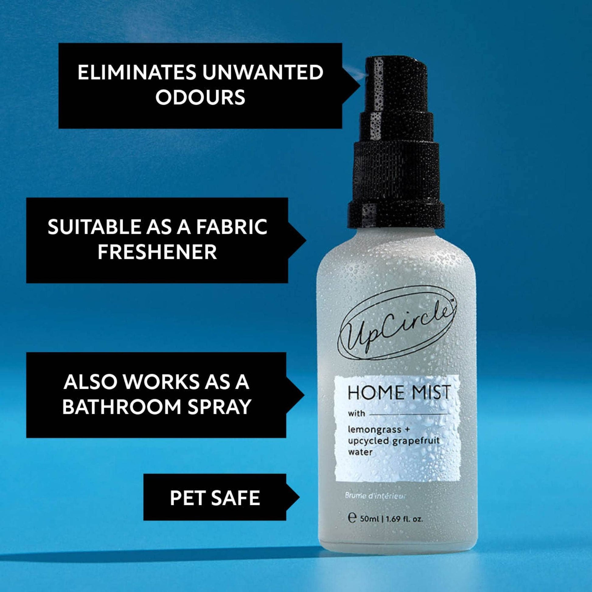 Lemongrass and Grapefruit Home Mist by UpCircle Beauty