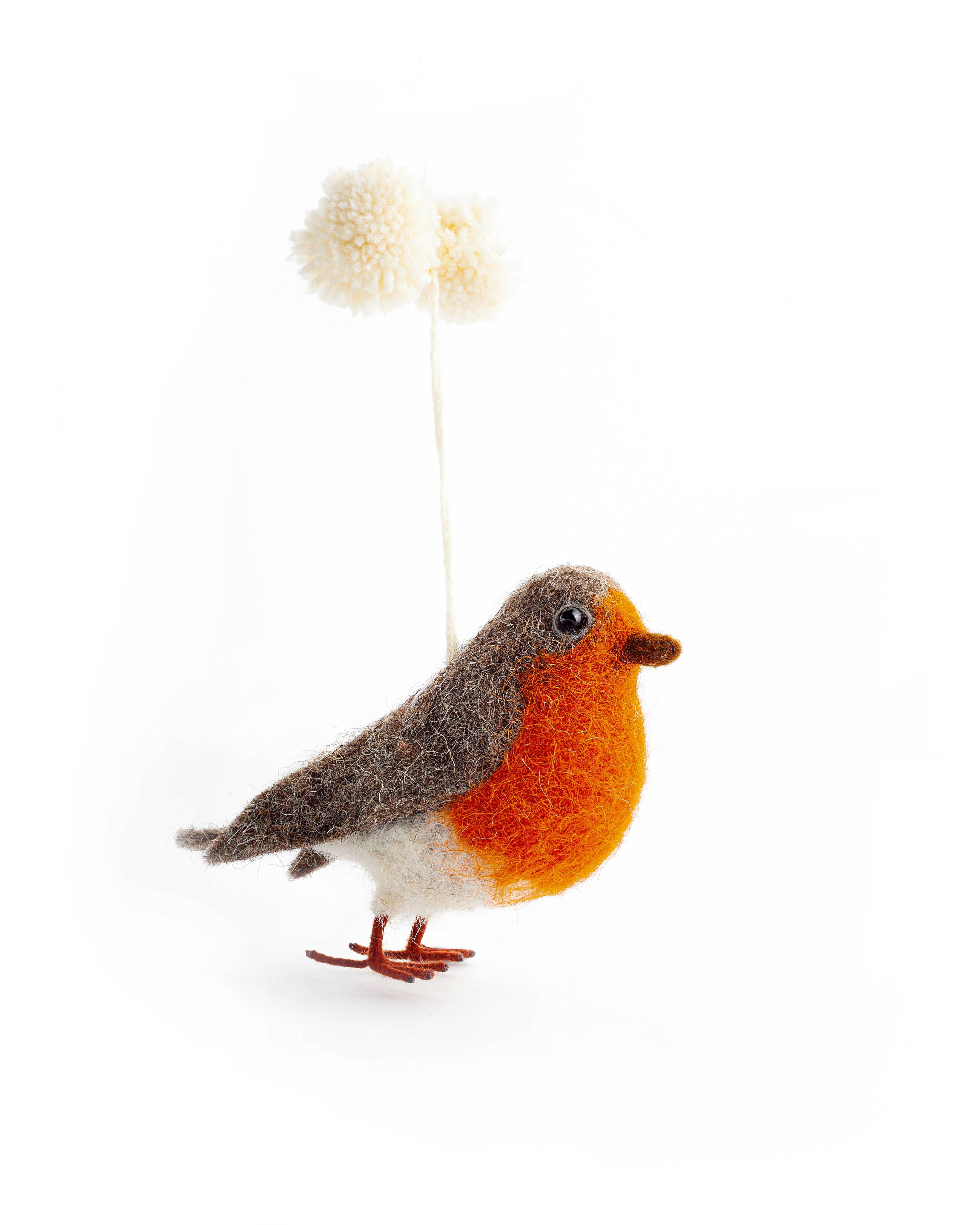 Robin Felt Christmas Decoration