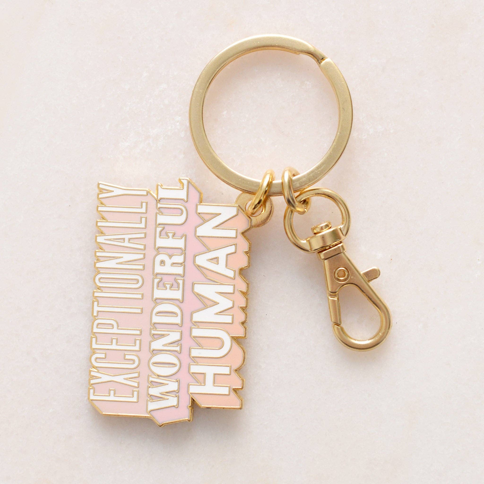 Exceptionally Wonderful Human Enamel Keyring – Thoughtful Gift | UK Made