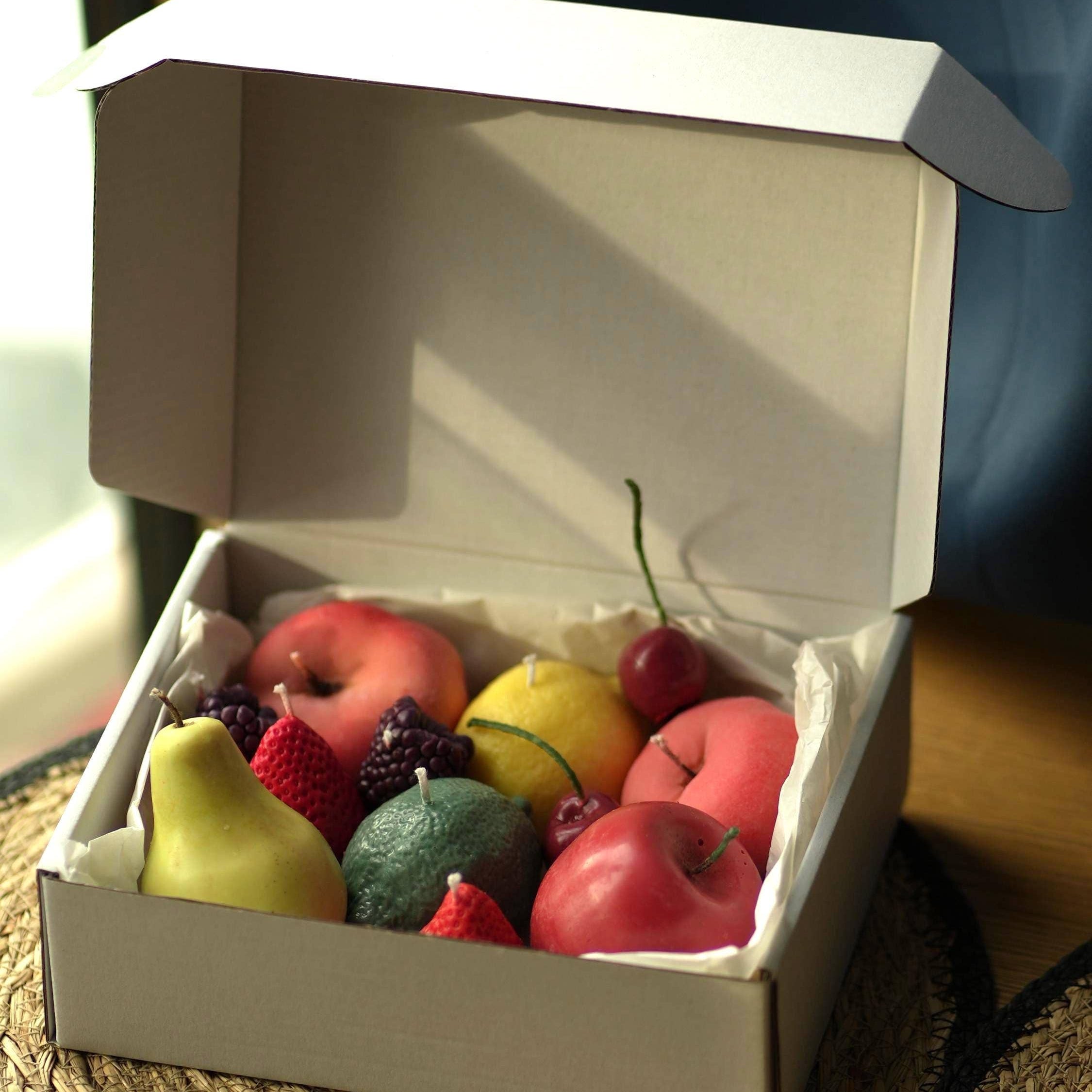Handmade Fruit Candle Gift Box