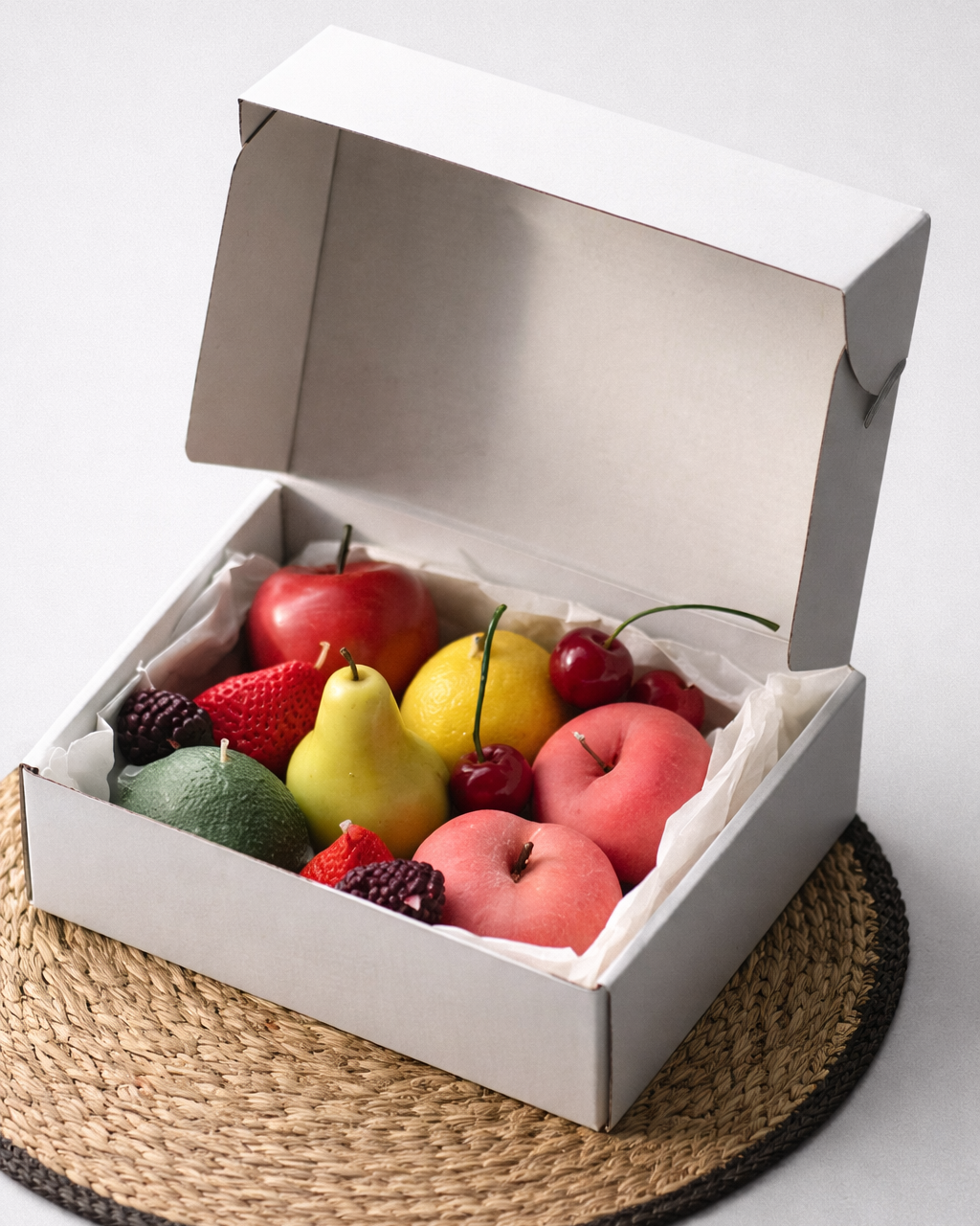 Handmade Fruit Candle Gift Box