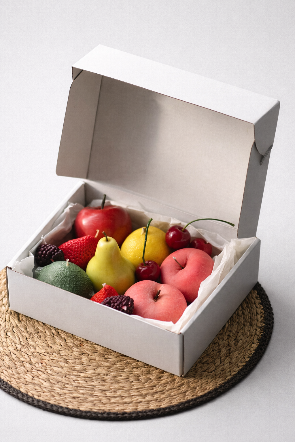 Handmade Fruit Candle Gift Box