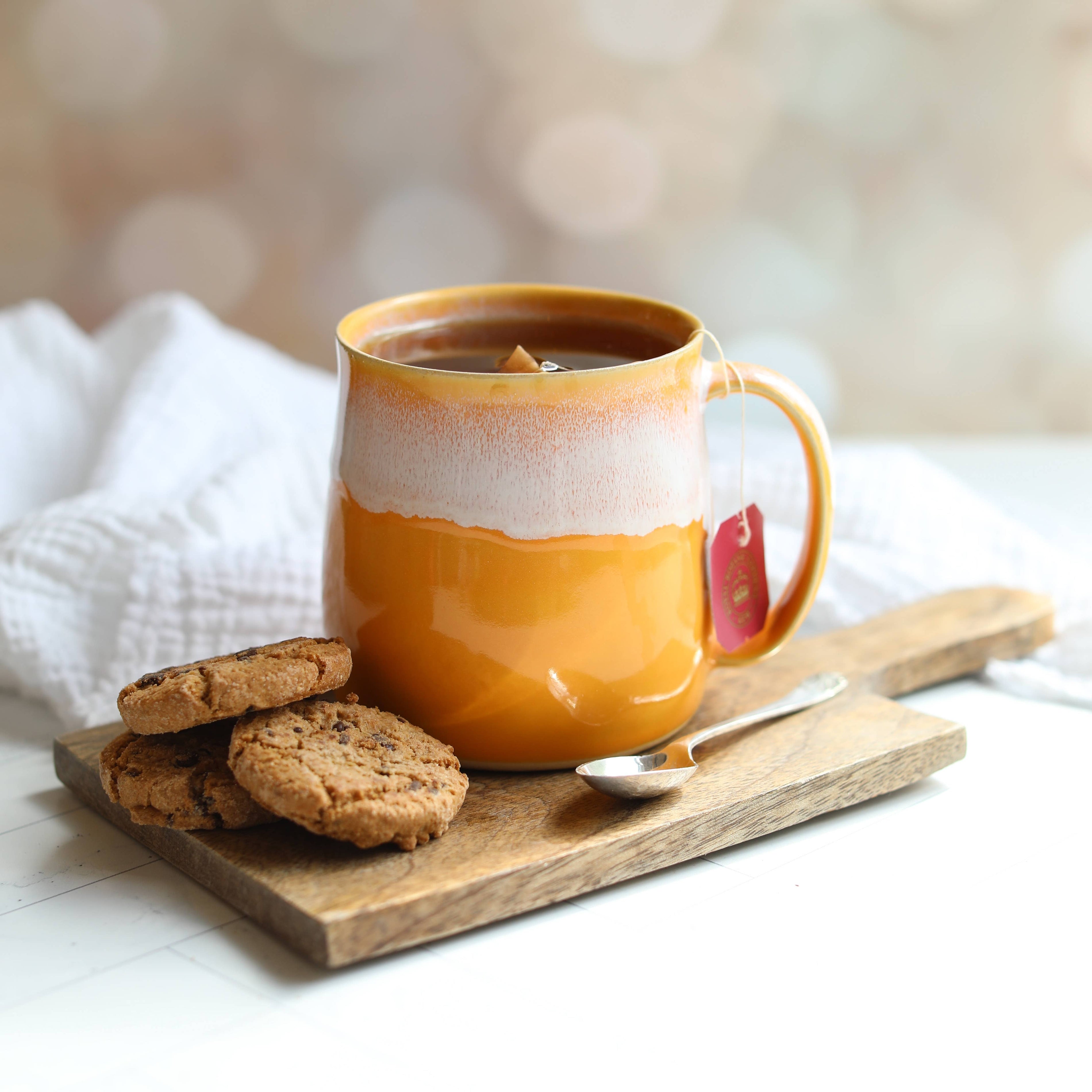 Mustard Yellow Handmade Ceramic Coffee Mug by Glosters Pottery