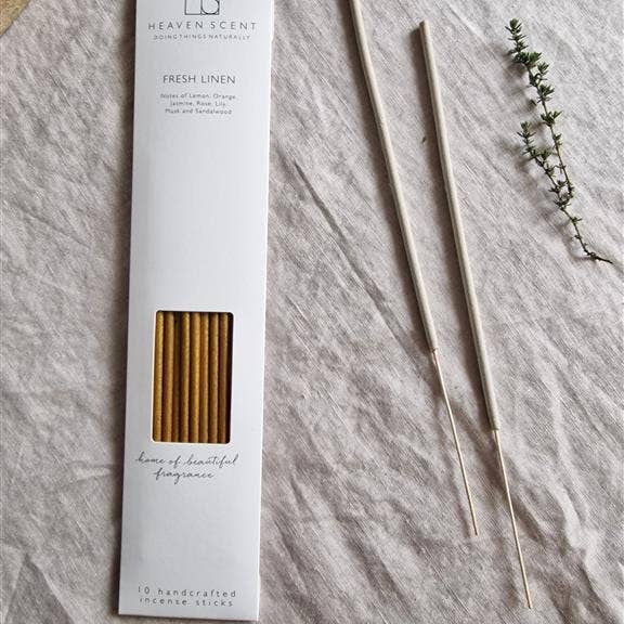 10 Fresh Linen Incense Sticks