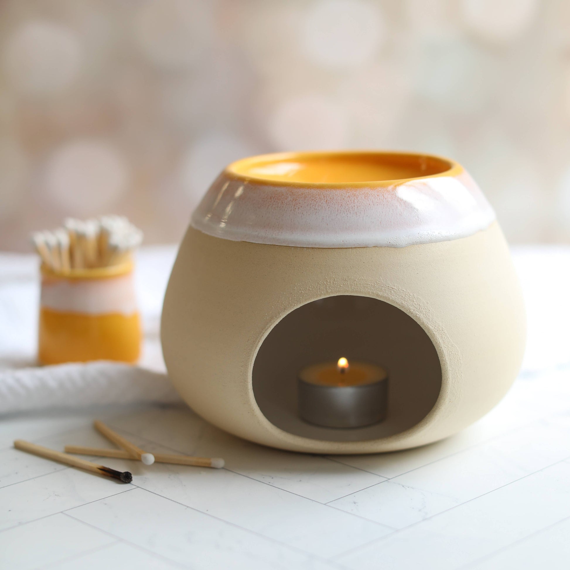 Midnight Blue Ceramic Wax Melt Burner