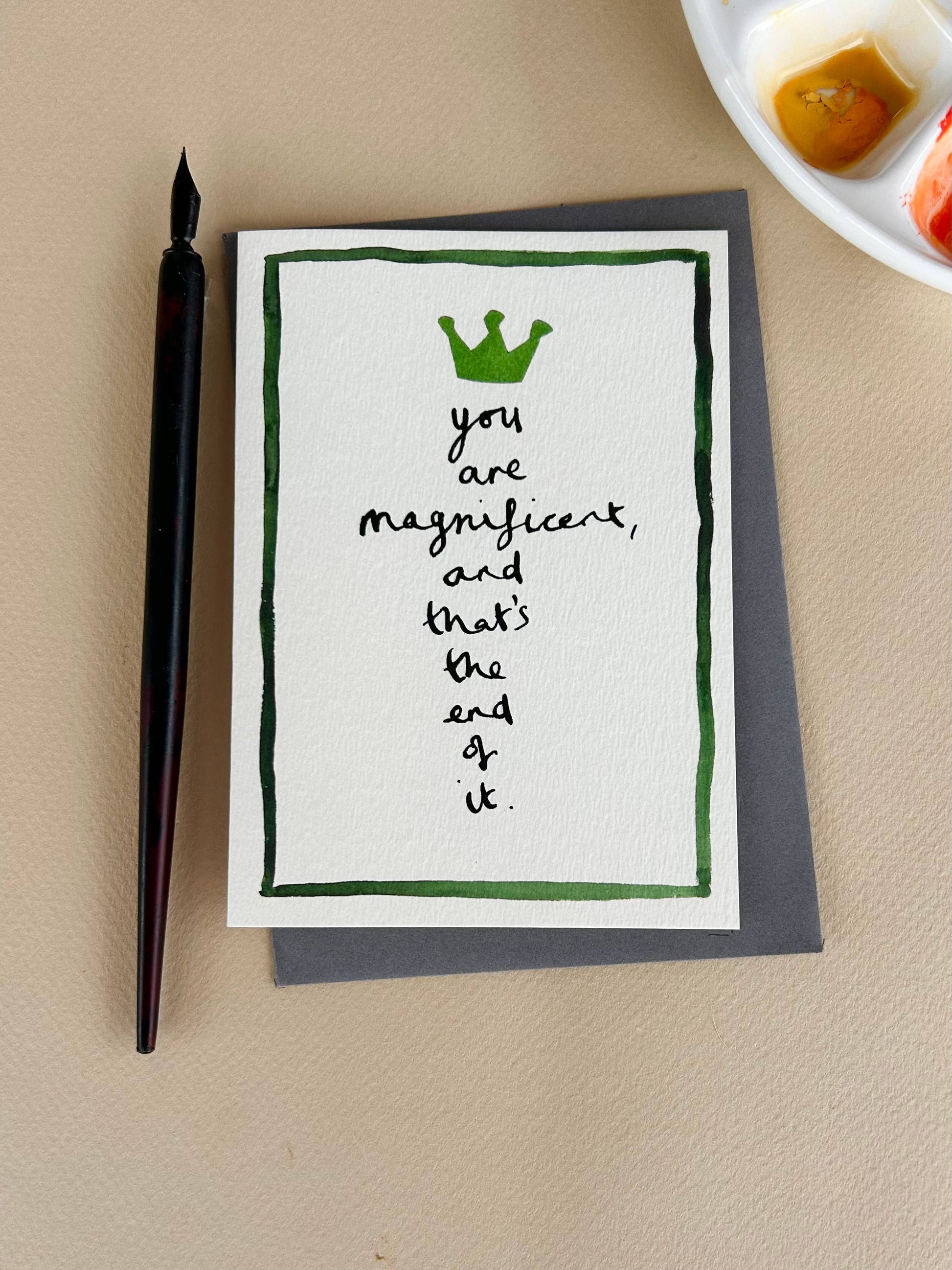 ' You Are Magnificent ' Greetings Card  FP3663