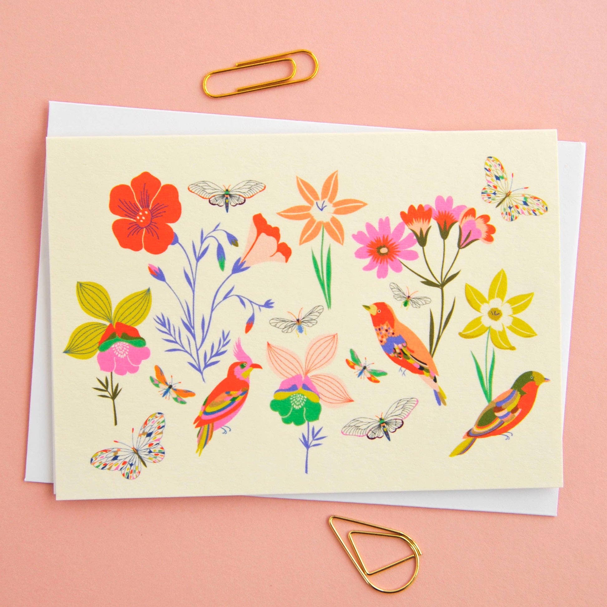 Birds & Bees Notecards – Pack of 8 Thank You Cards