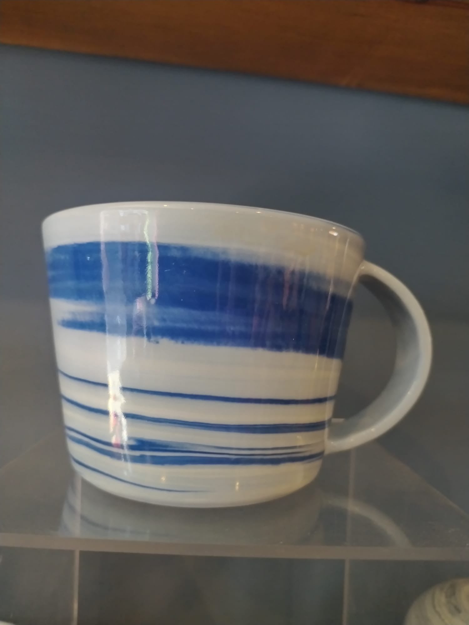 Tide Mug in blue and white