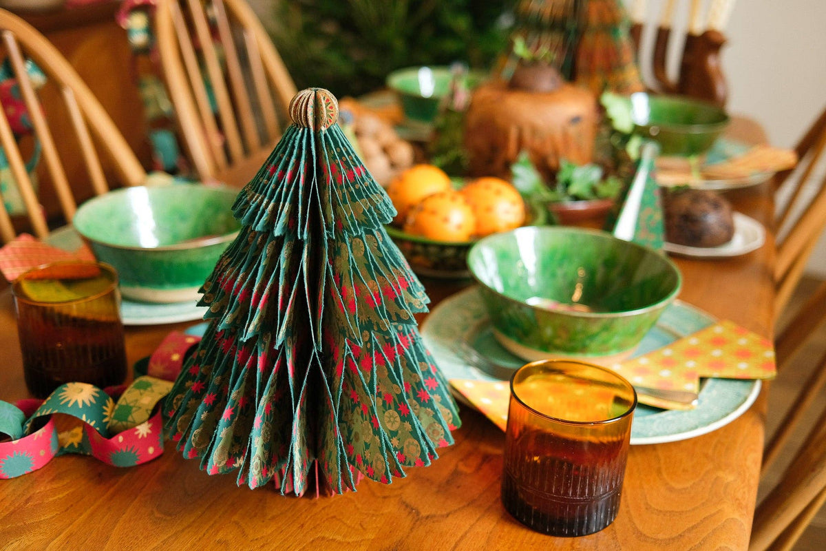 Fir Tree Honeycomb Paper Christmas Tree Decoration