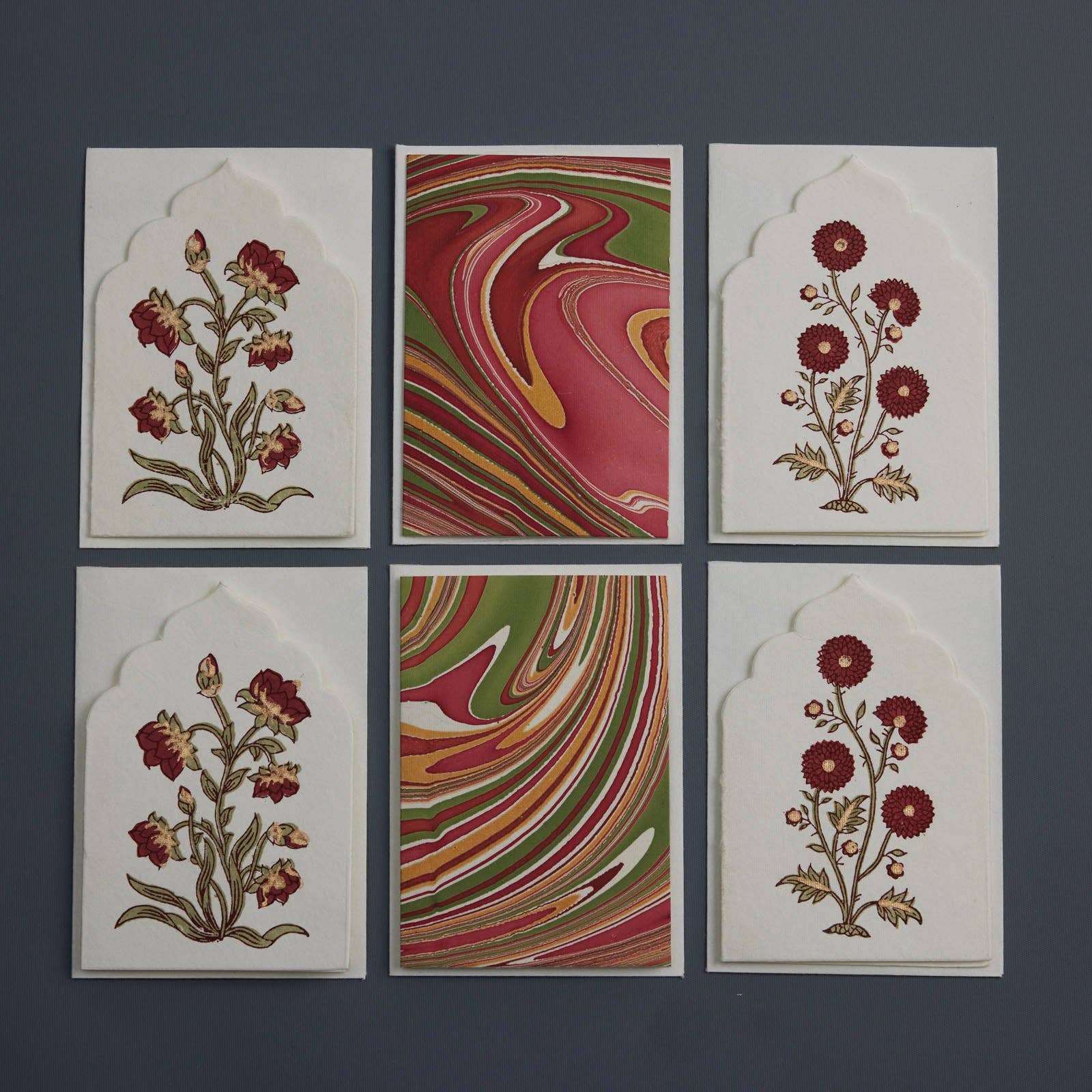 Luxury Boxed Artisan Notecard Set – Sandook Ruby