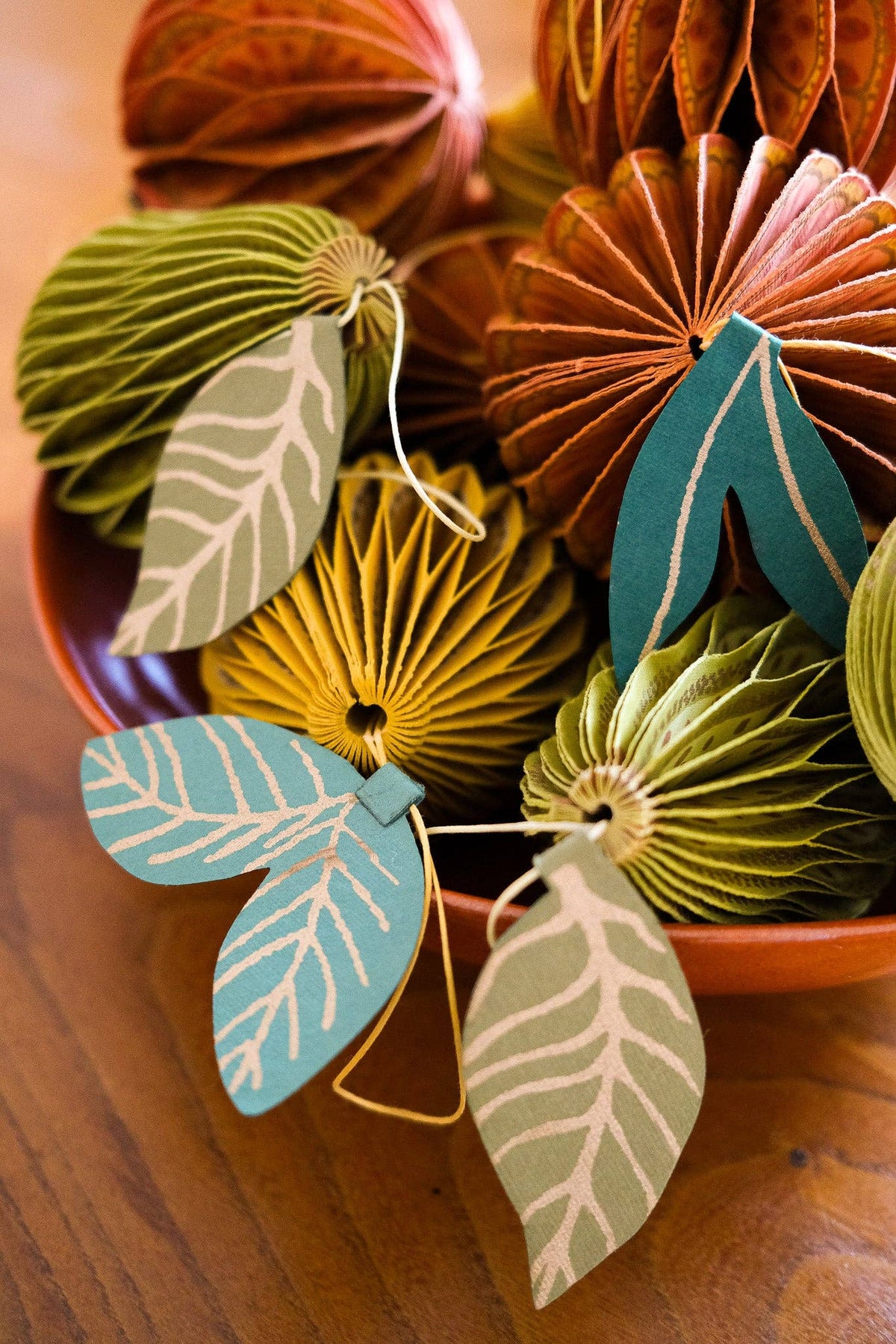Lemon Honeycomb Paper Christmas Decoration