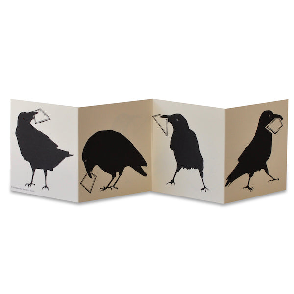 Parliament Of Crows - Concertina Card