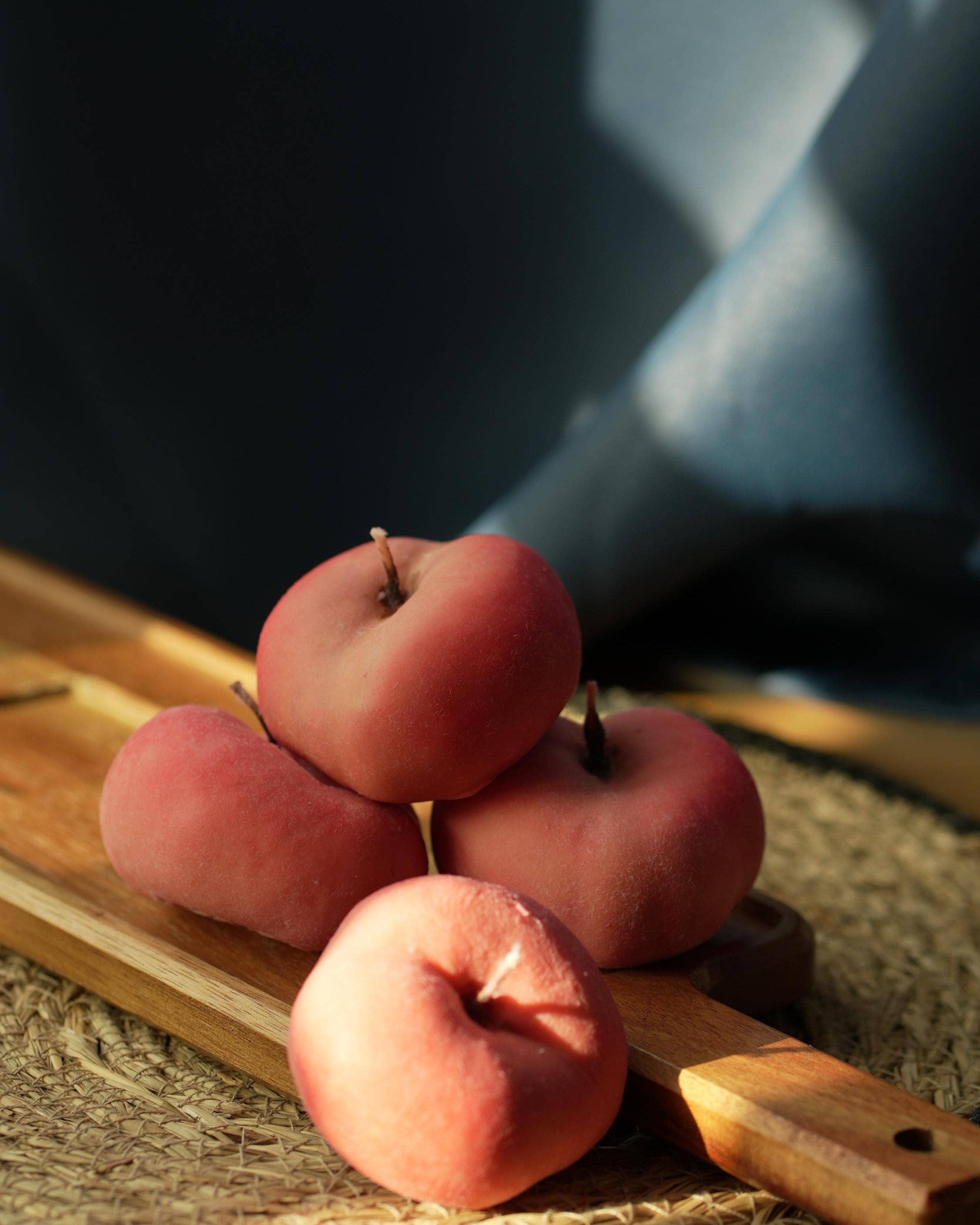 Handmade Peach Fruit Candle