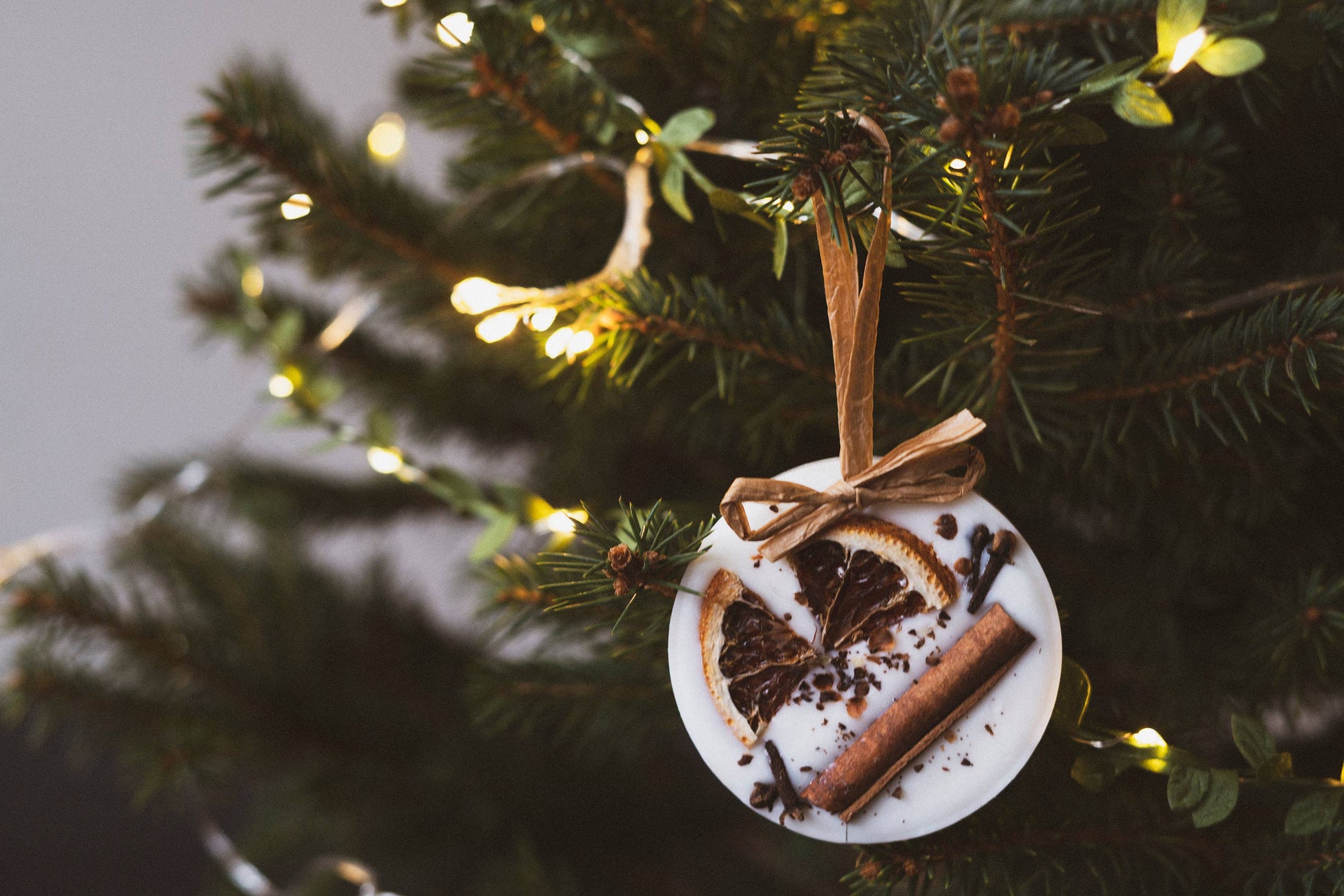 Christmas Scented Tree Decorations: Clementine & Clove / Star