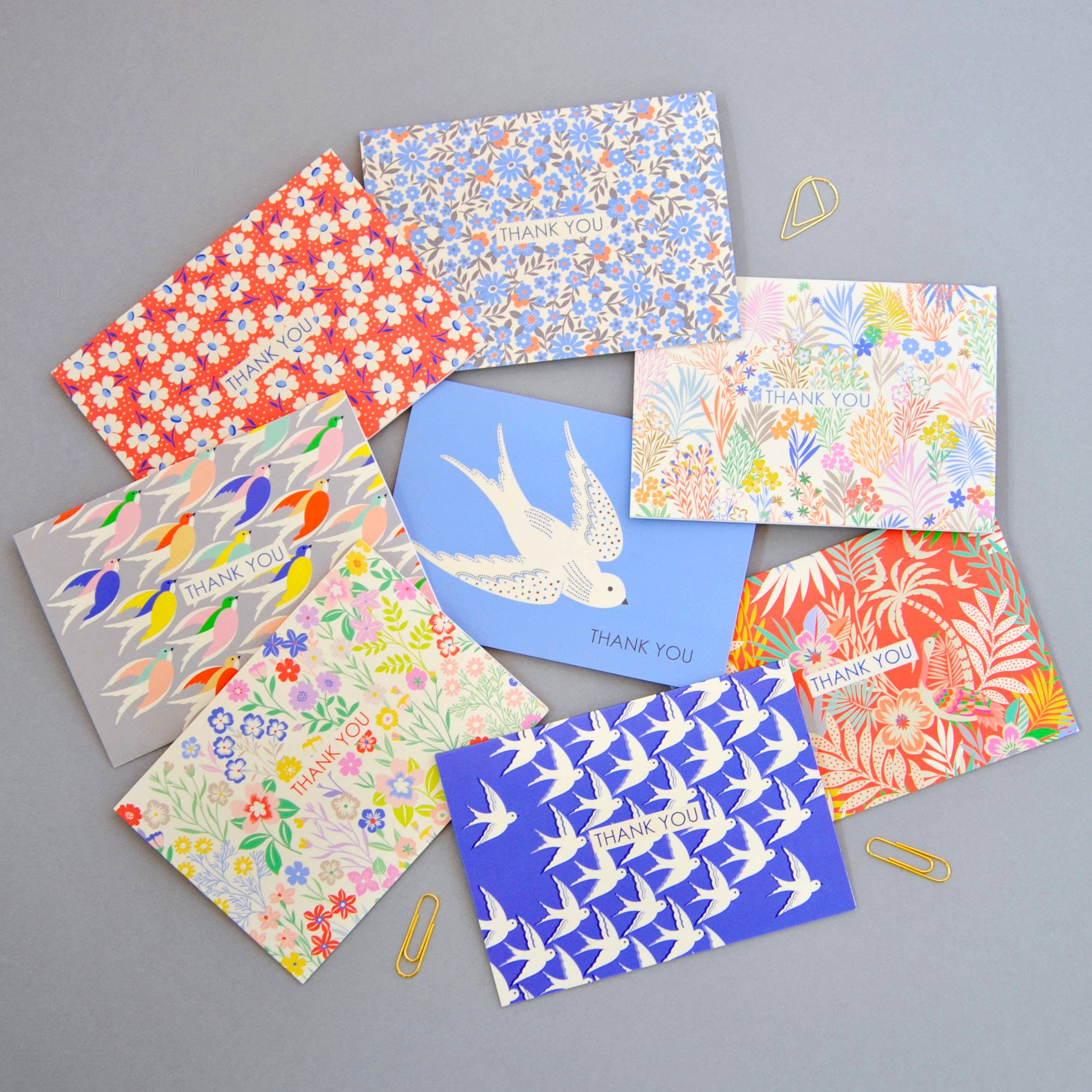 Pic and Mix thank you card notecard set