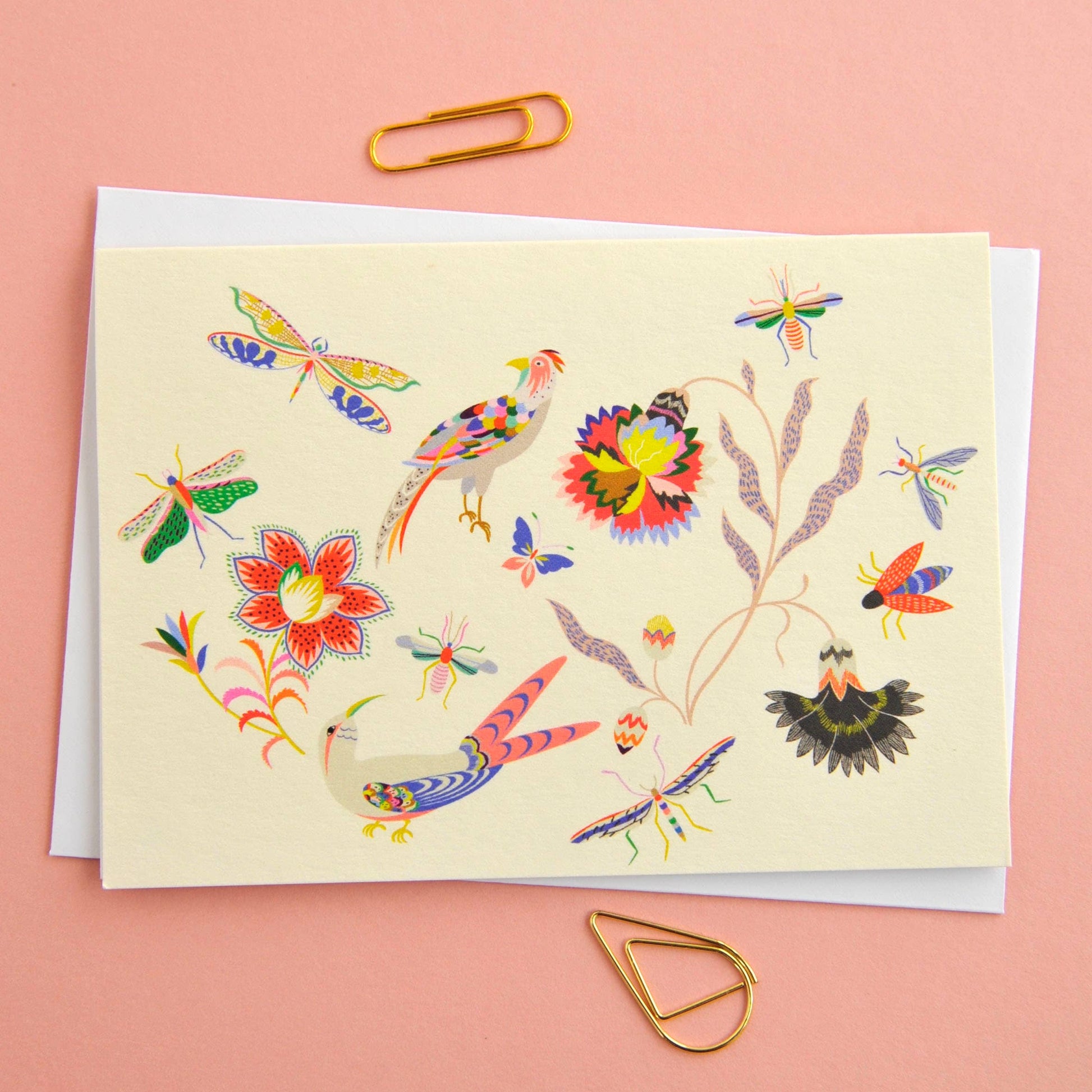 Birds & Bees Notecards – Pack of 8 Thank You Cards