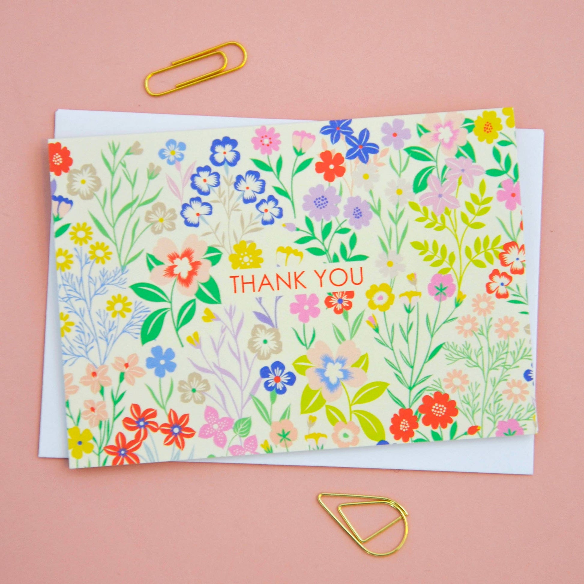Pic and Mix thank you card notecard set
