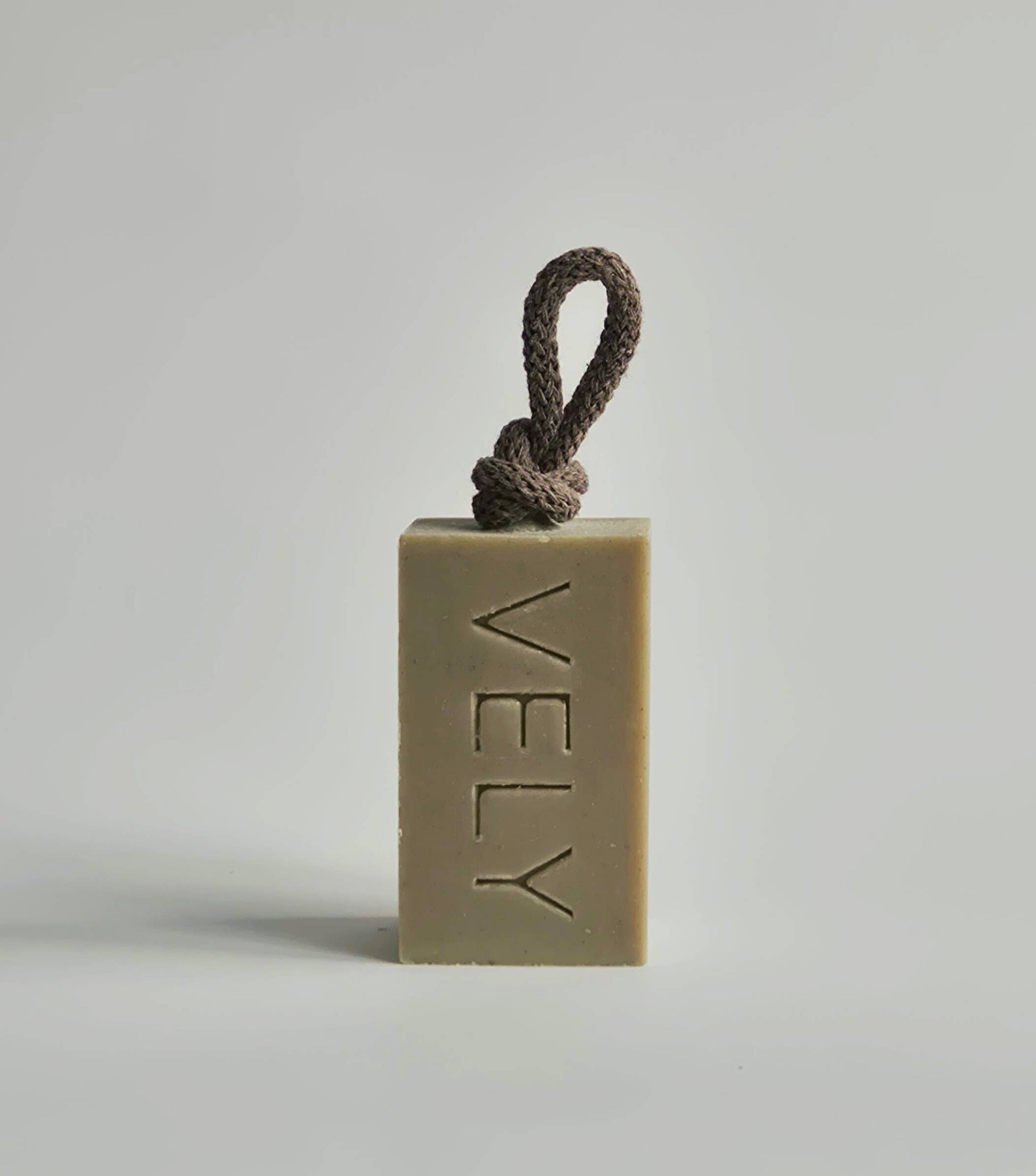 Natural Eucalyptus, Lavender and Dead Sea Clay Soap on a Rope Sea Meditation