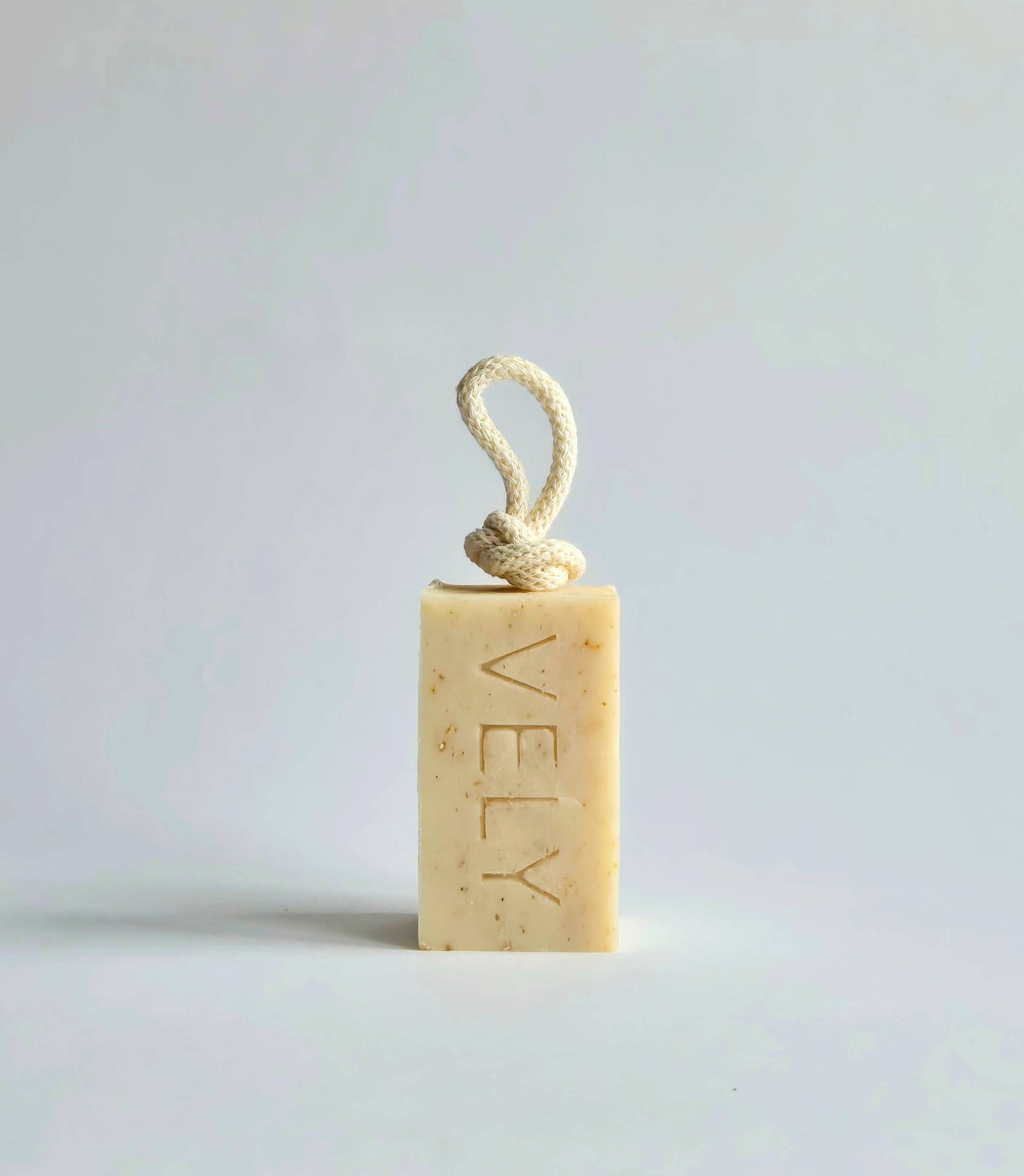 Natural Lavender, Rose Geranium and Oatmeal Soap on a Rope Classic Twist