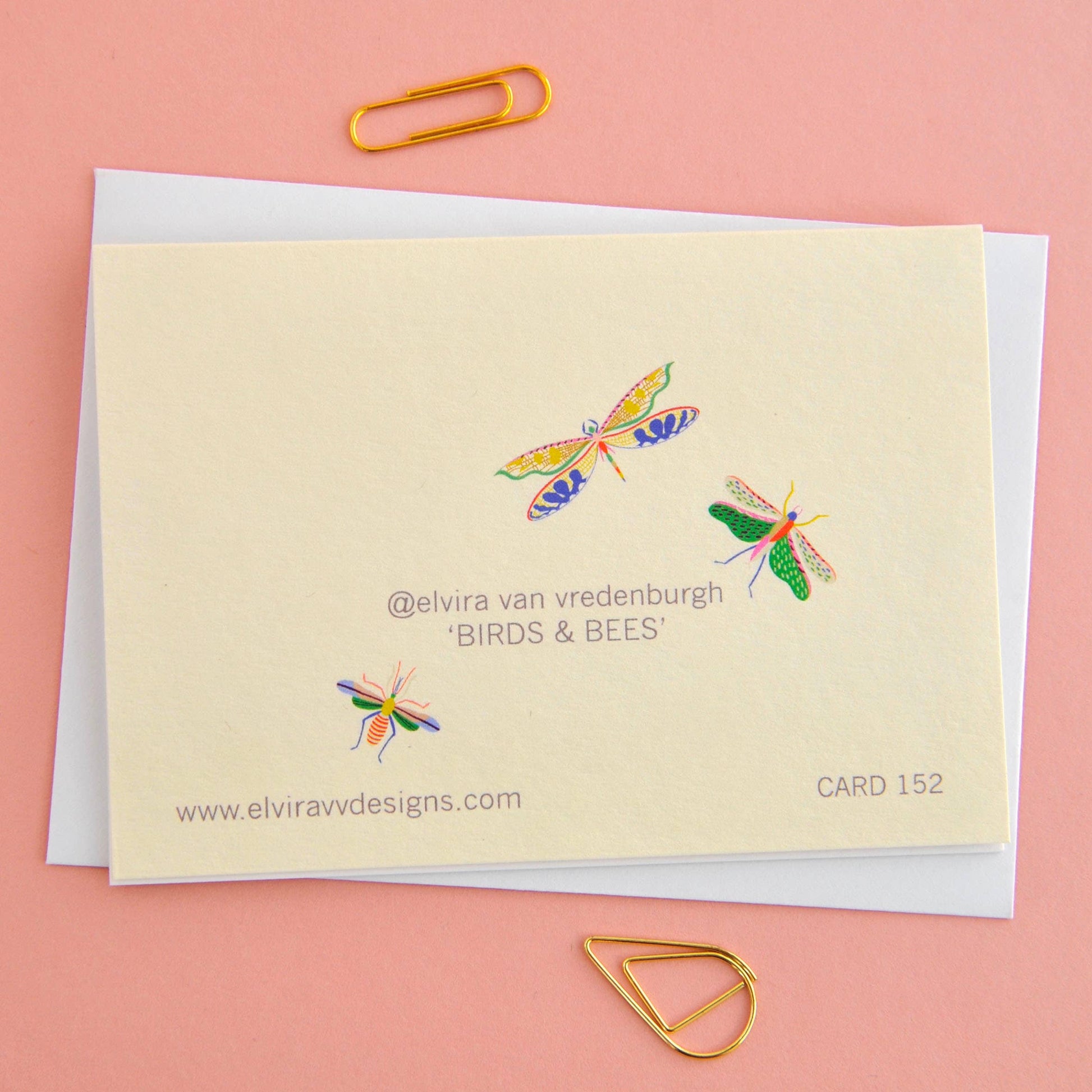 Birds & Bees Notecards – Pack of 8 Thank You Cards
