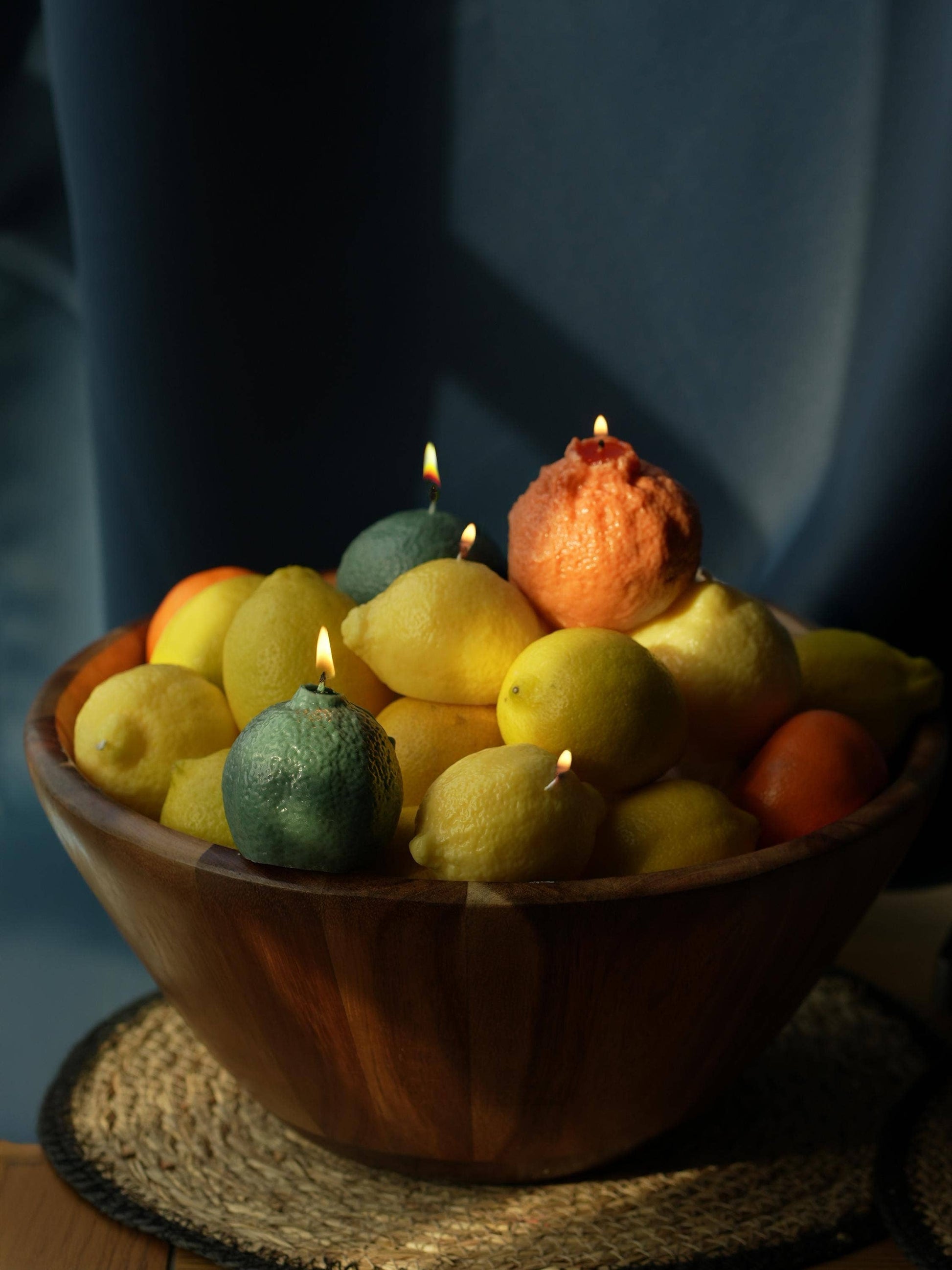 Handmade Orange Fruit Candle