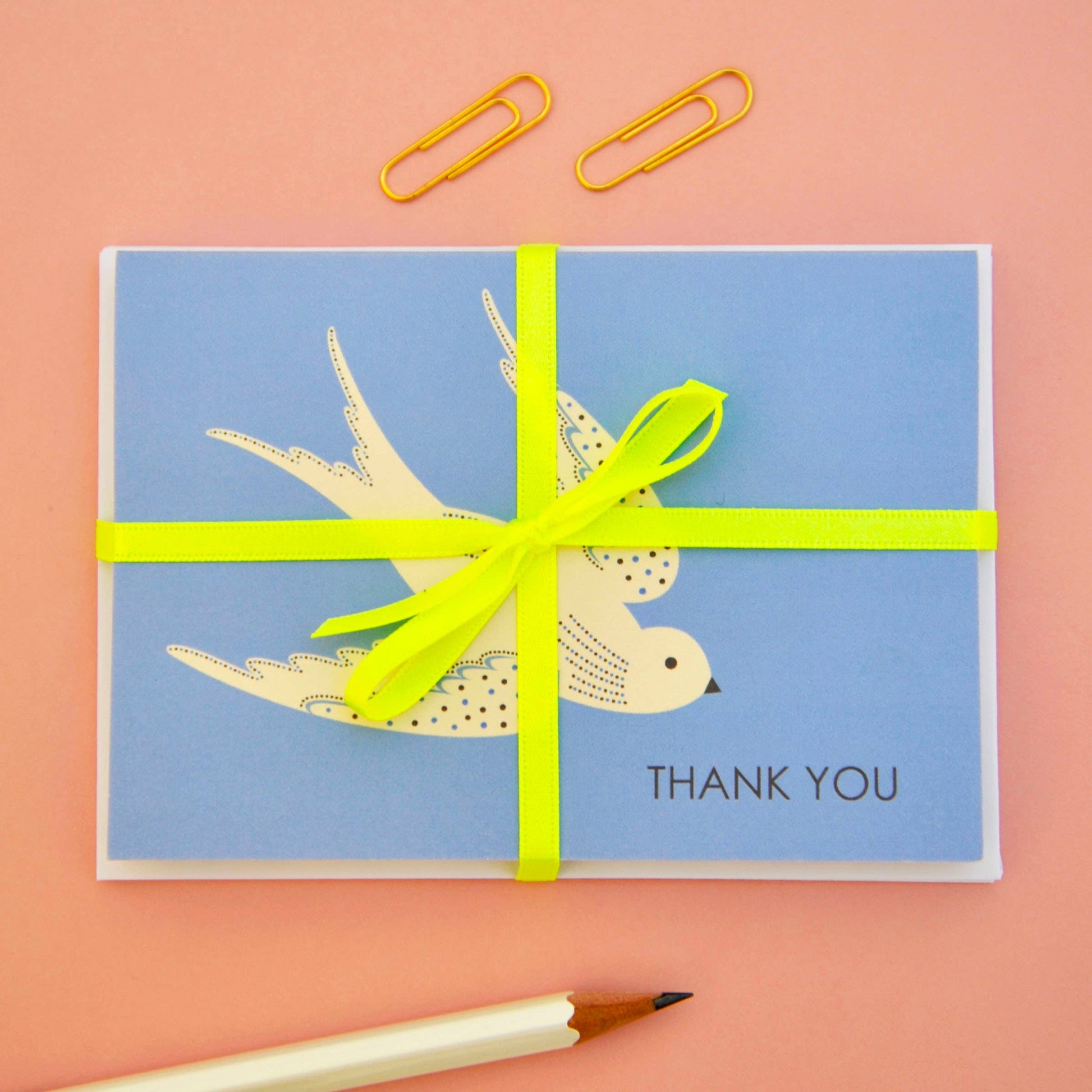 Pic and Mix thank you card notecard set