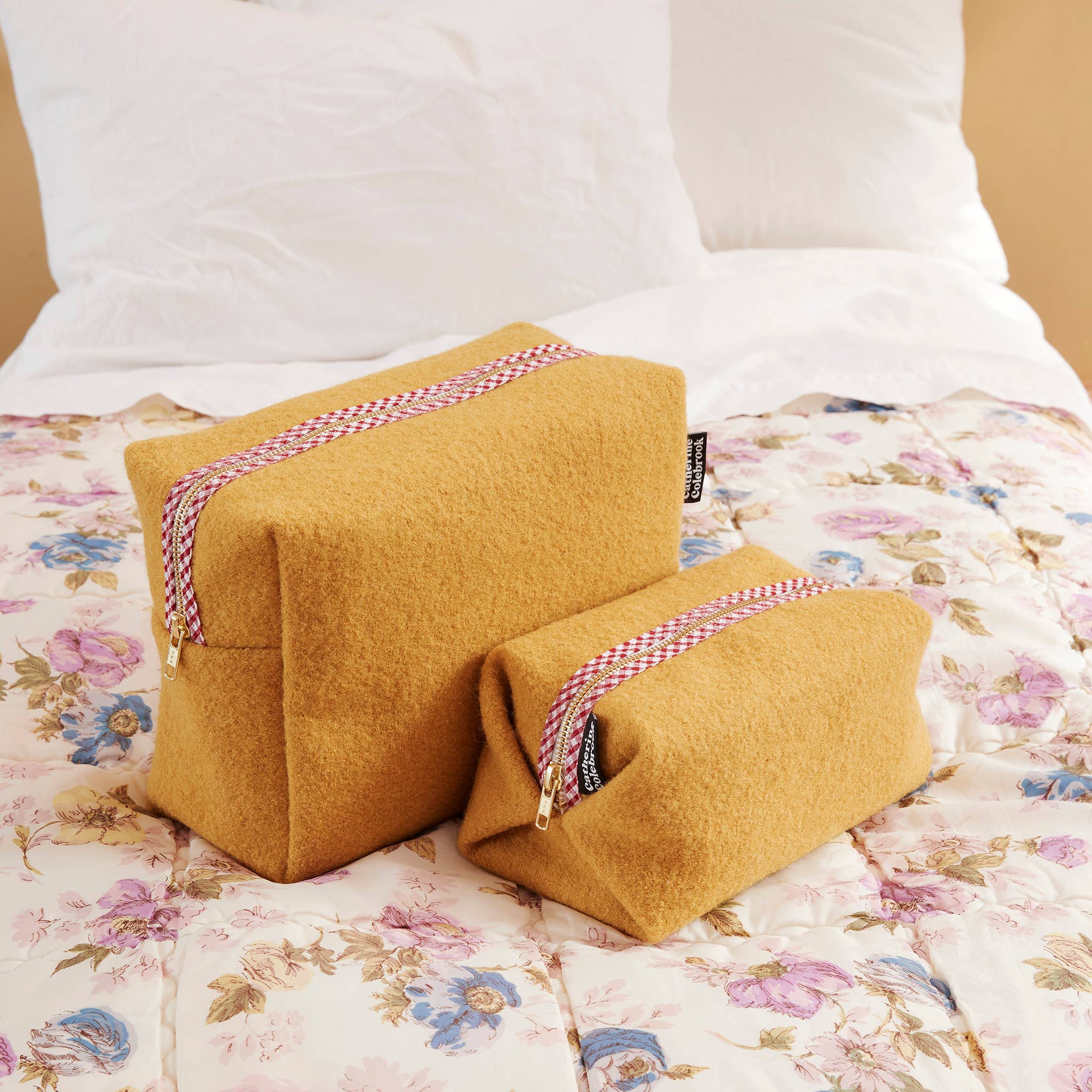 Mustard Yellow Big Wash Bag