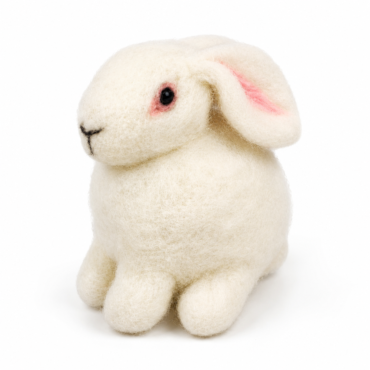 Bunny Needle Felting Kit With Foam
