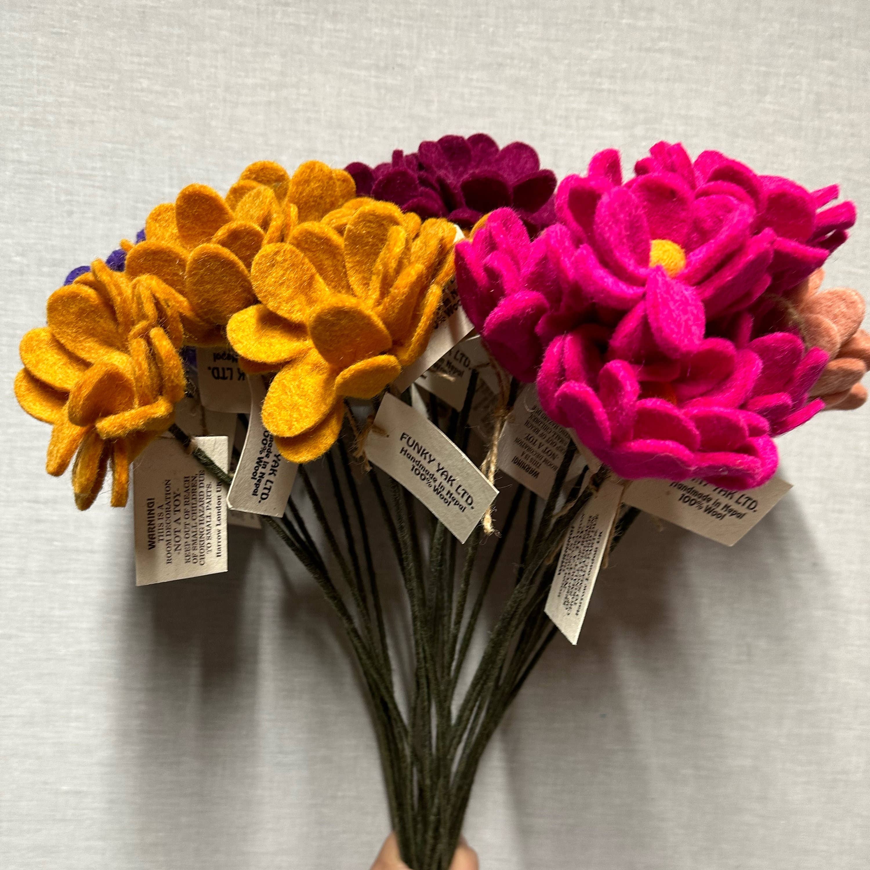 Handmade Felt Flower  - Any Colour