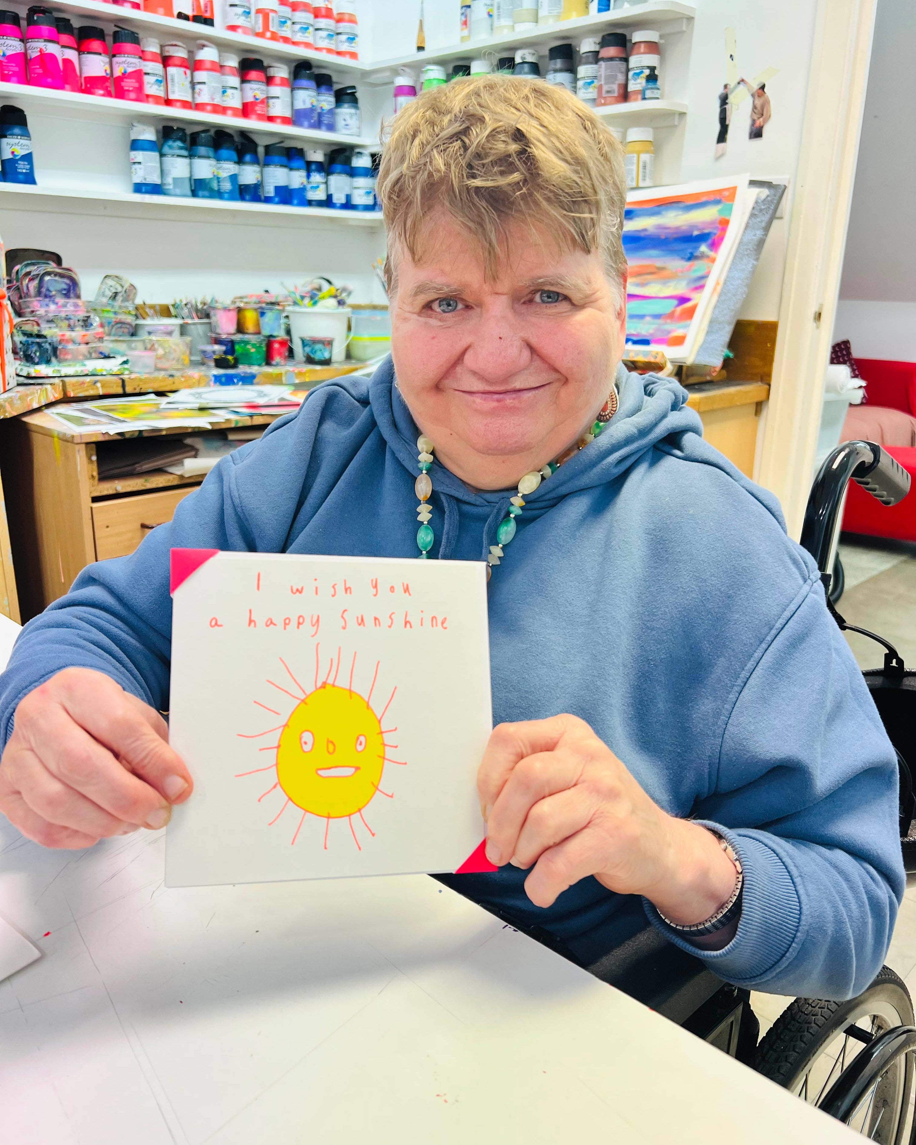 I Wish You A Happy Sunshine, Charity Greetings Card