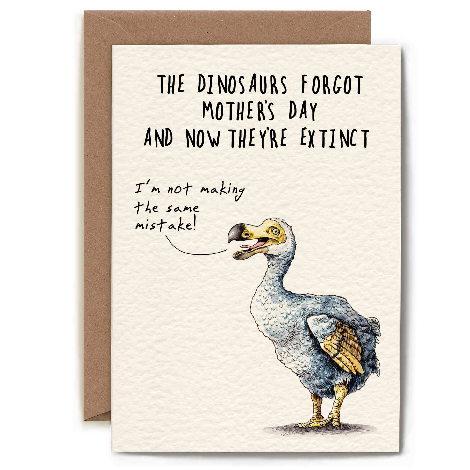 Dodo Card - Mother's Day Card - Funny Mum Card - Humour Card