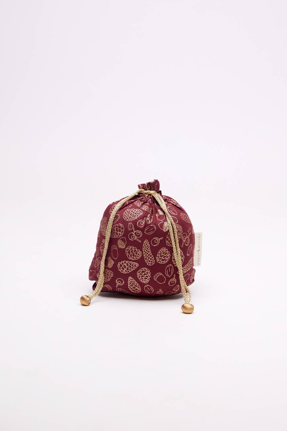 Medium Fabric Gift Bags Drawstring- : Medium - H23cm x W19cm, Scarlet Woodland