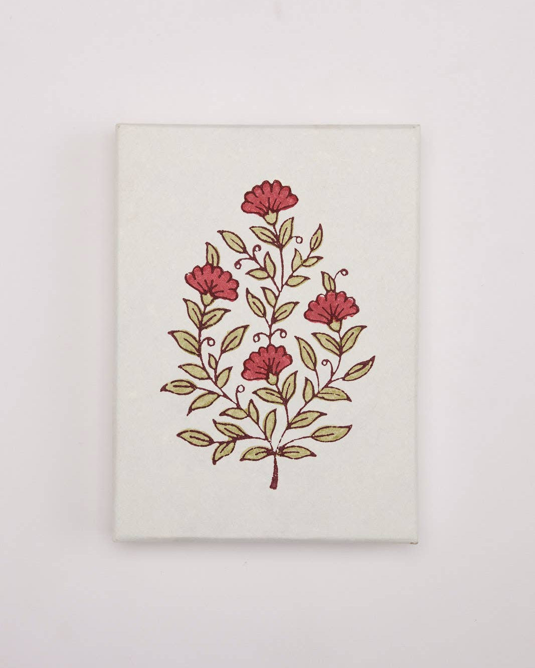 Boxed Artisan Notecard Set - Malika Scarlet