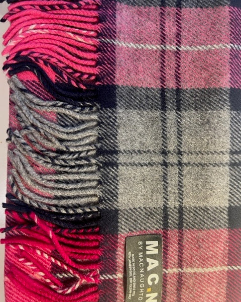 Scarf - Lambs Wool Cerise