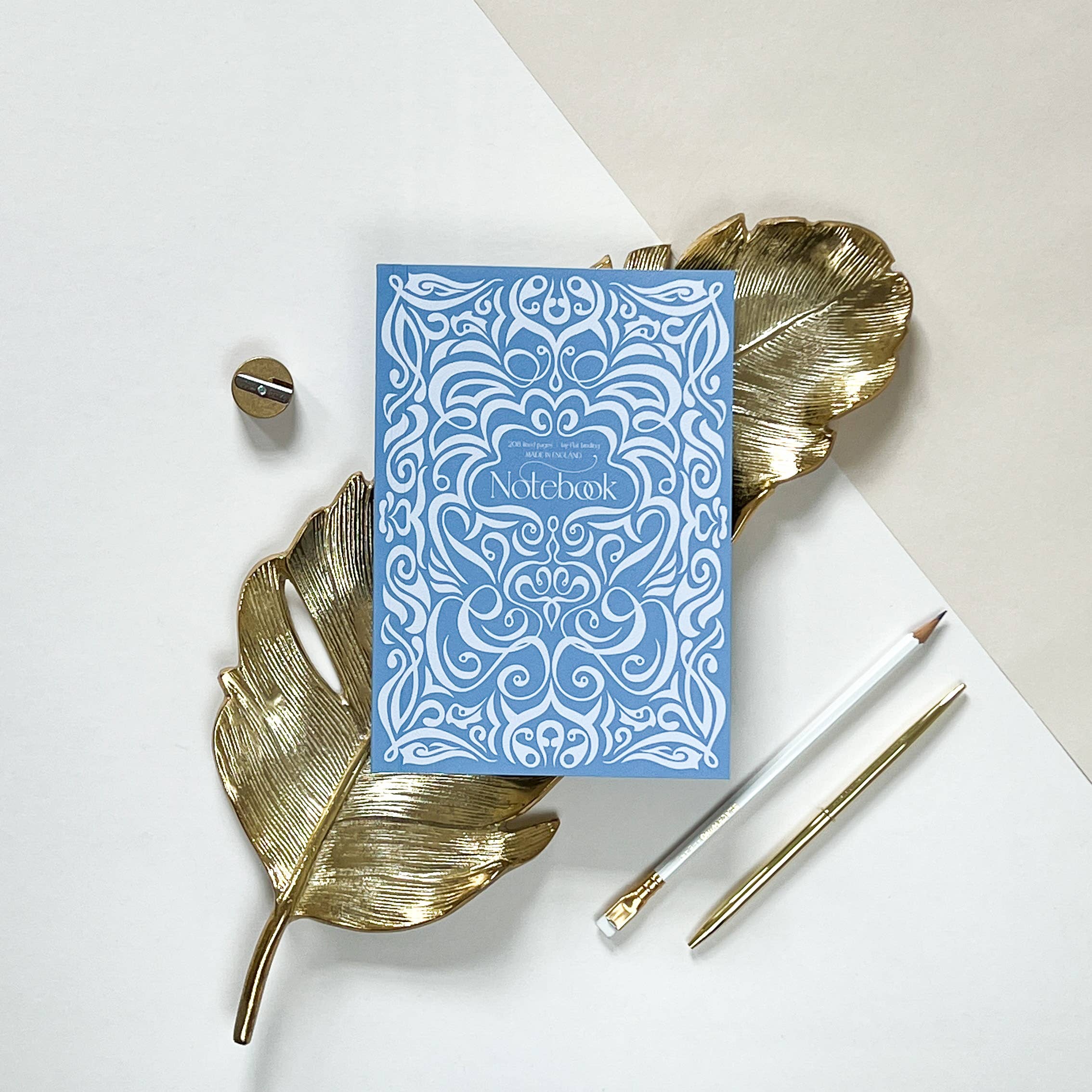 Blue Swirl Notebook