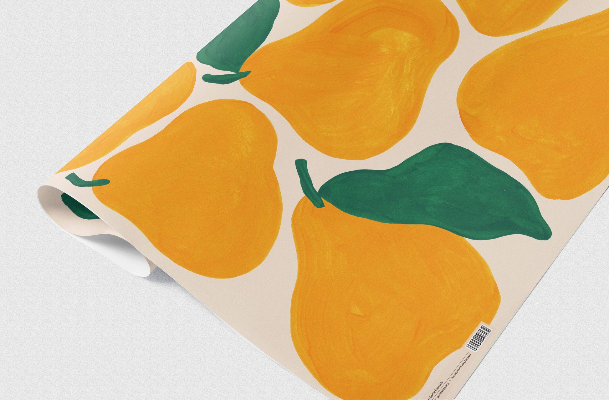 Yellow Pears Gift Wrap