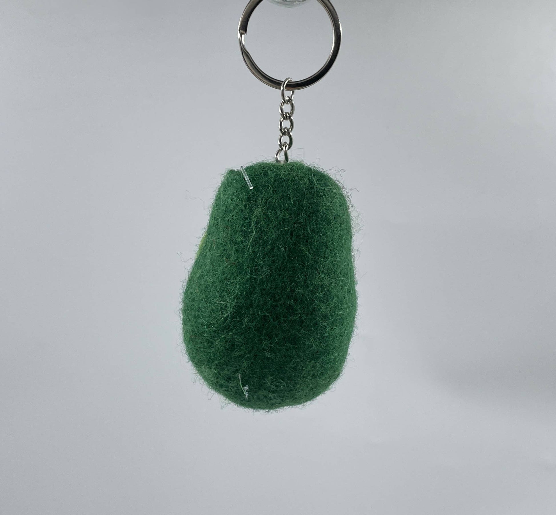Avocado Keyring - Handmade Felt