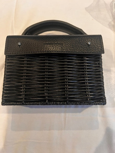 Black Mini Kuai - Wicker Bag